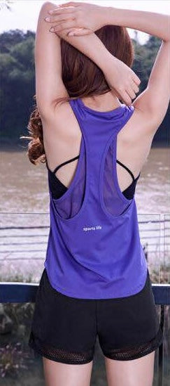 OPEN BACK TANK TOP