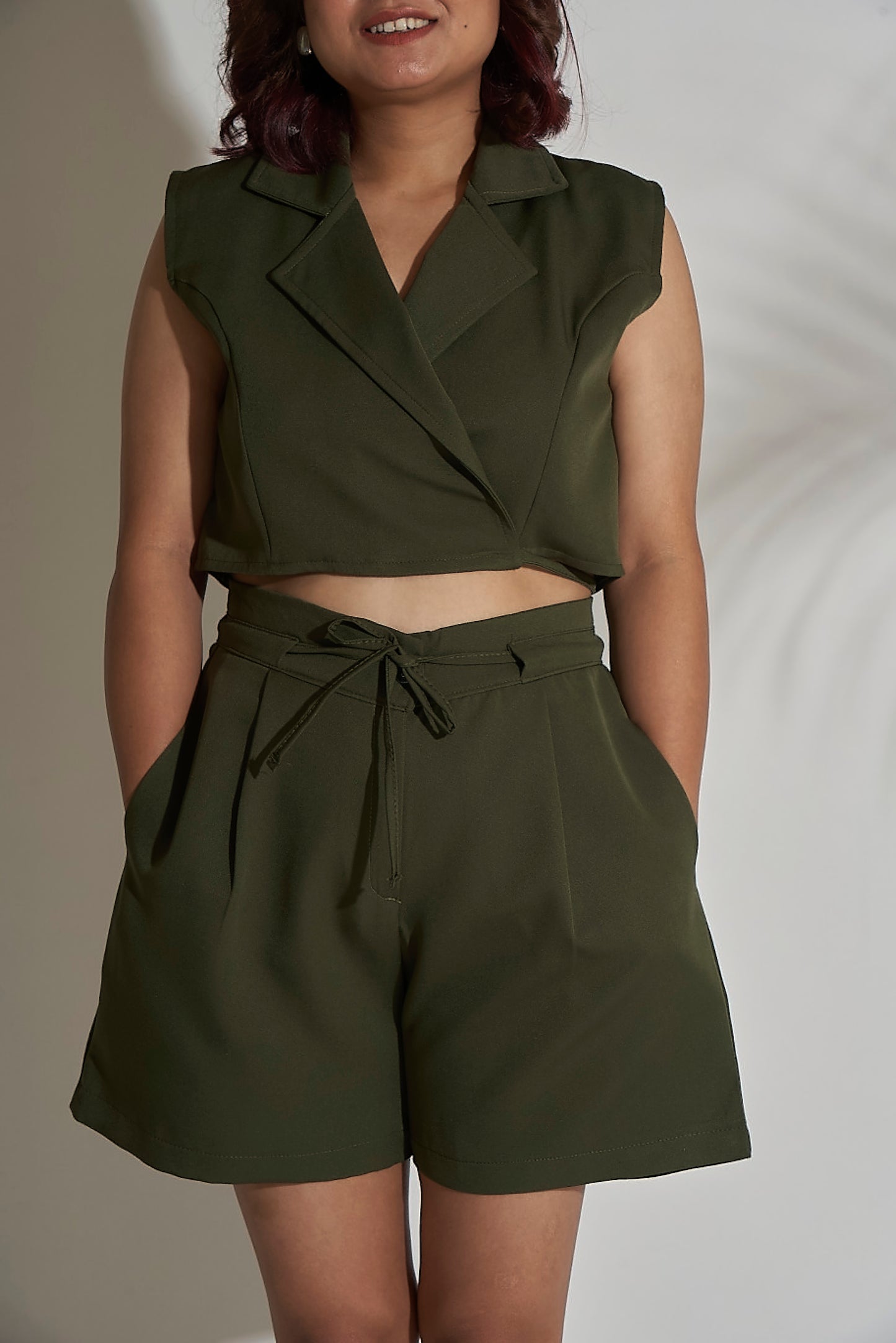 Overlapping Waistcoat Co-ord