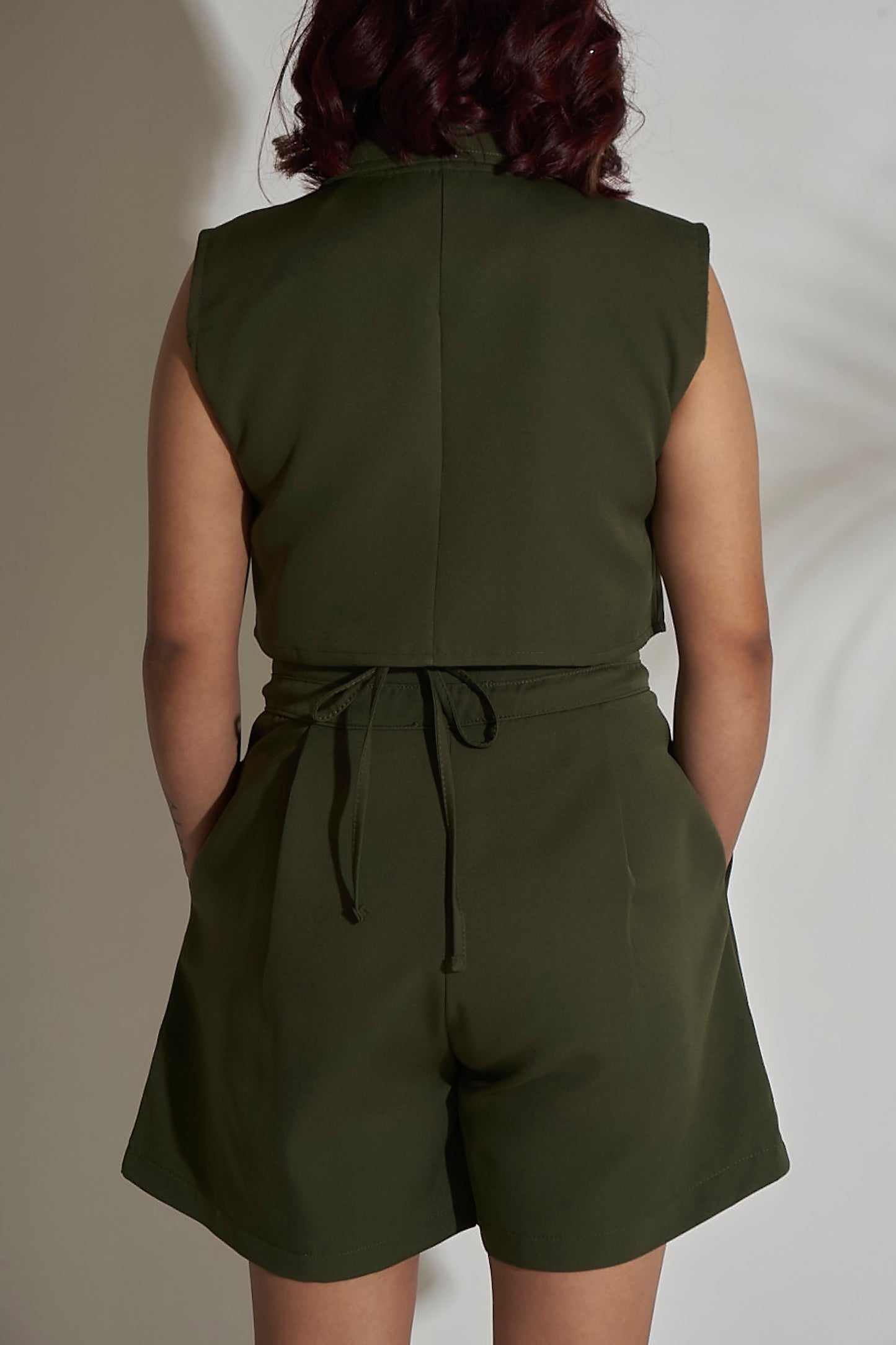 Overlapping Waistcoat Co-ord