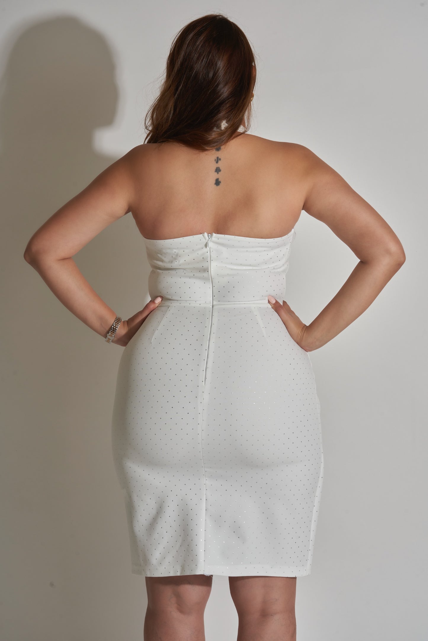 HALTER OVERLAP DRESS