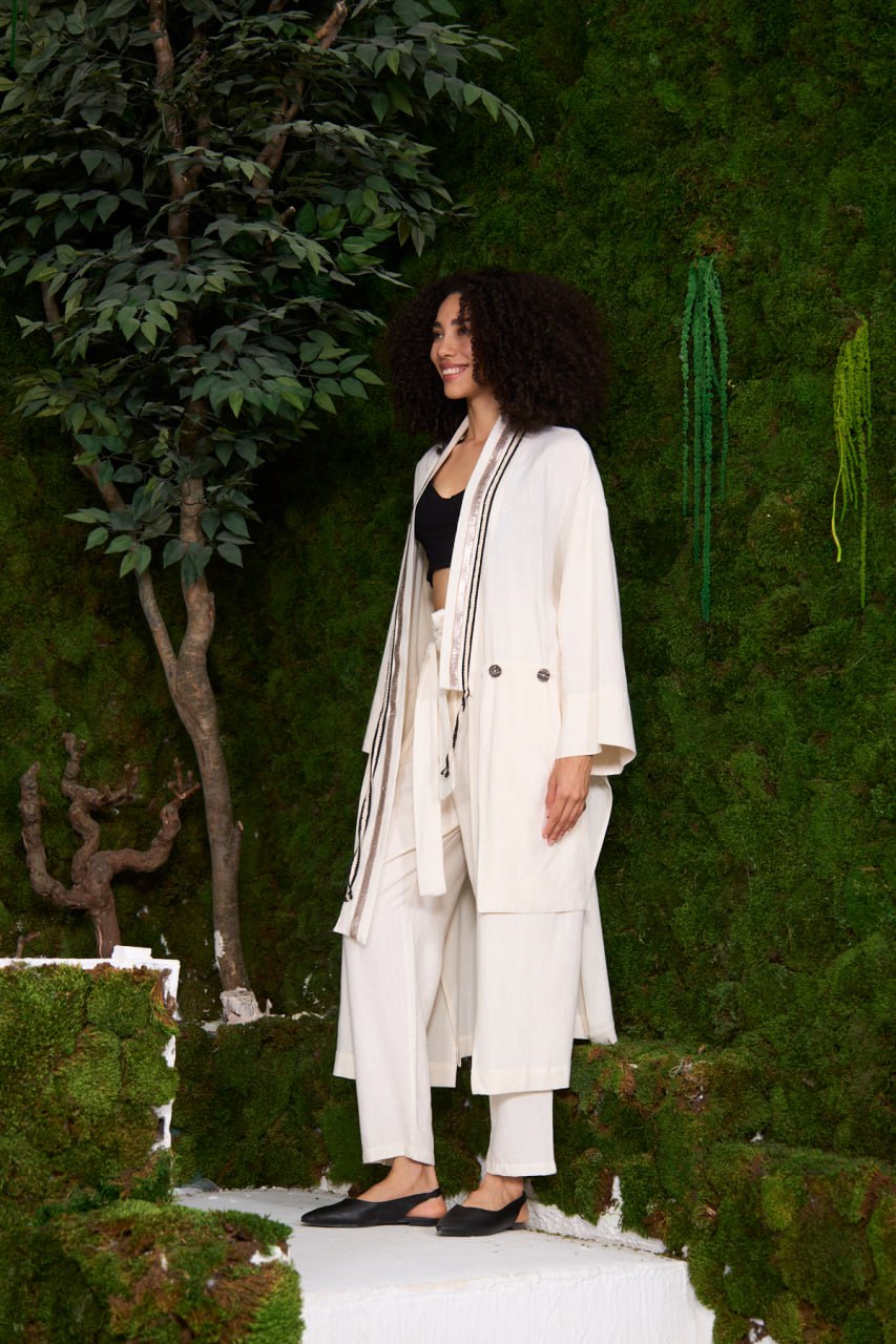 Linen Long Jacket