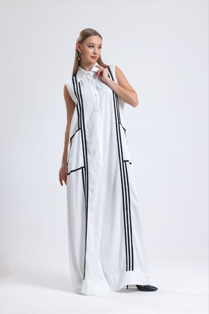 Stripped Jumpsuit