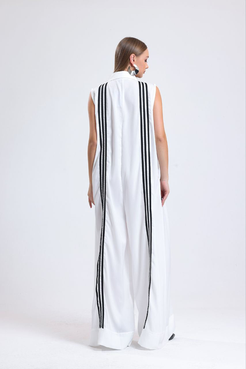Stripped Jumpsuit
