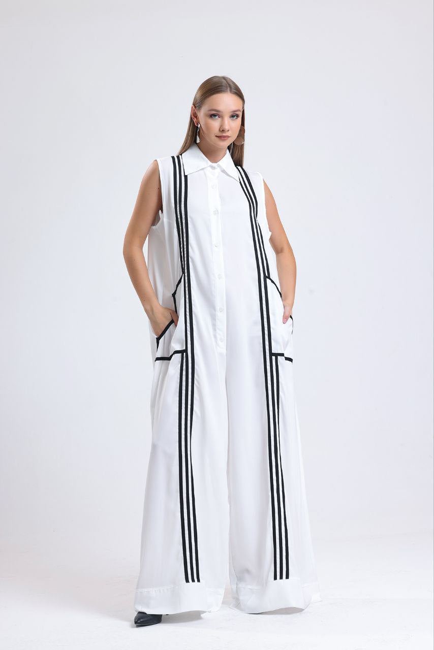 Stripped Jumpsuit