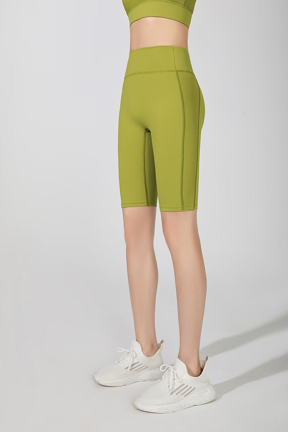 RIBBED CYCLING SHORTS