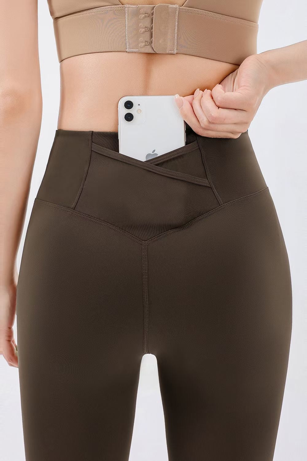 LEGGINGS WITH WAISTBAND POCKET