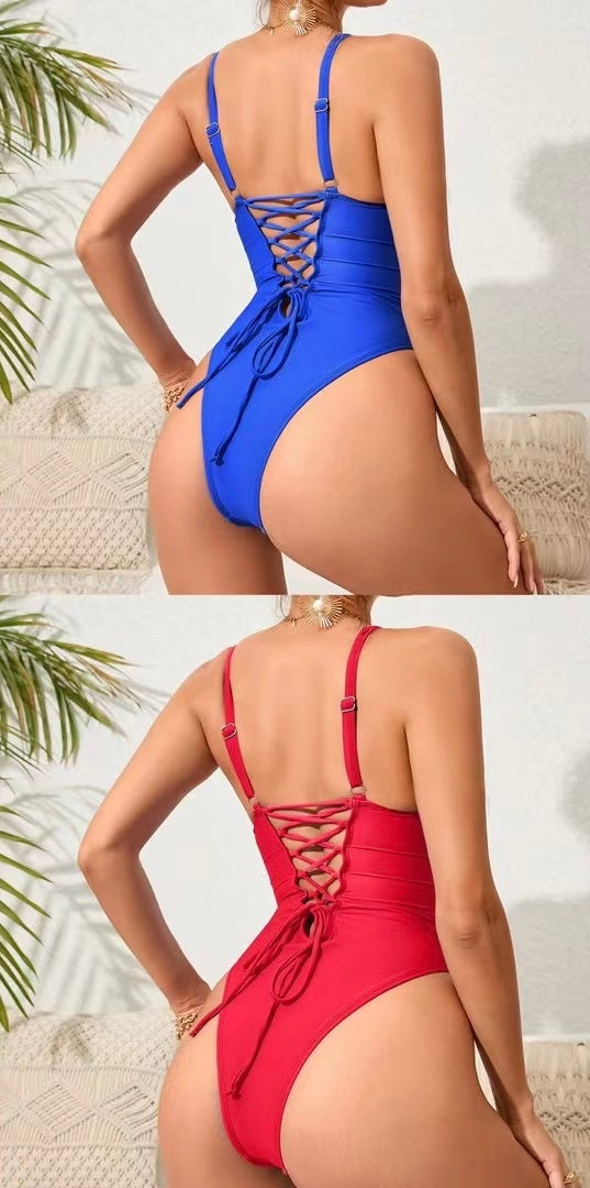 PADDED HIGH CUT SWIMSUIT