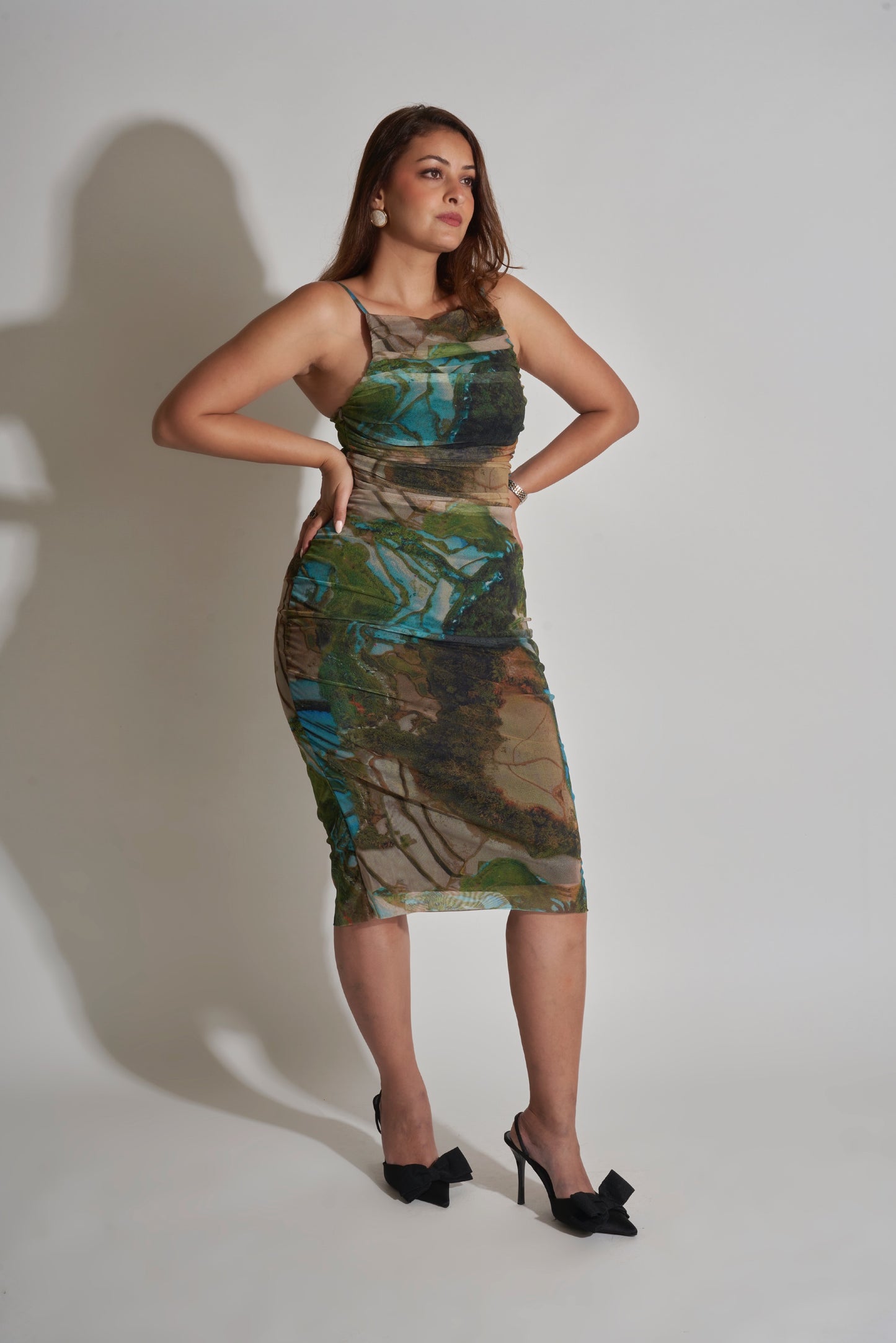 Bodycon Printed Dress
