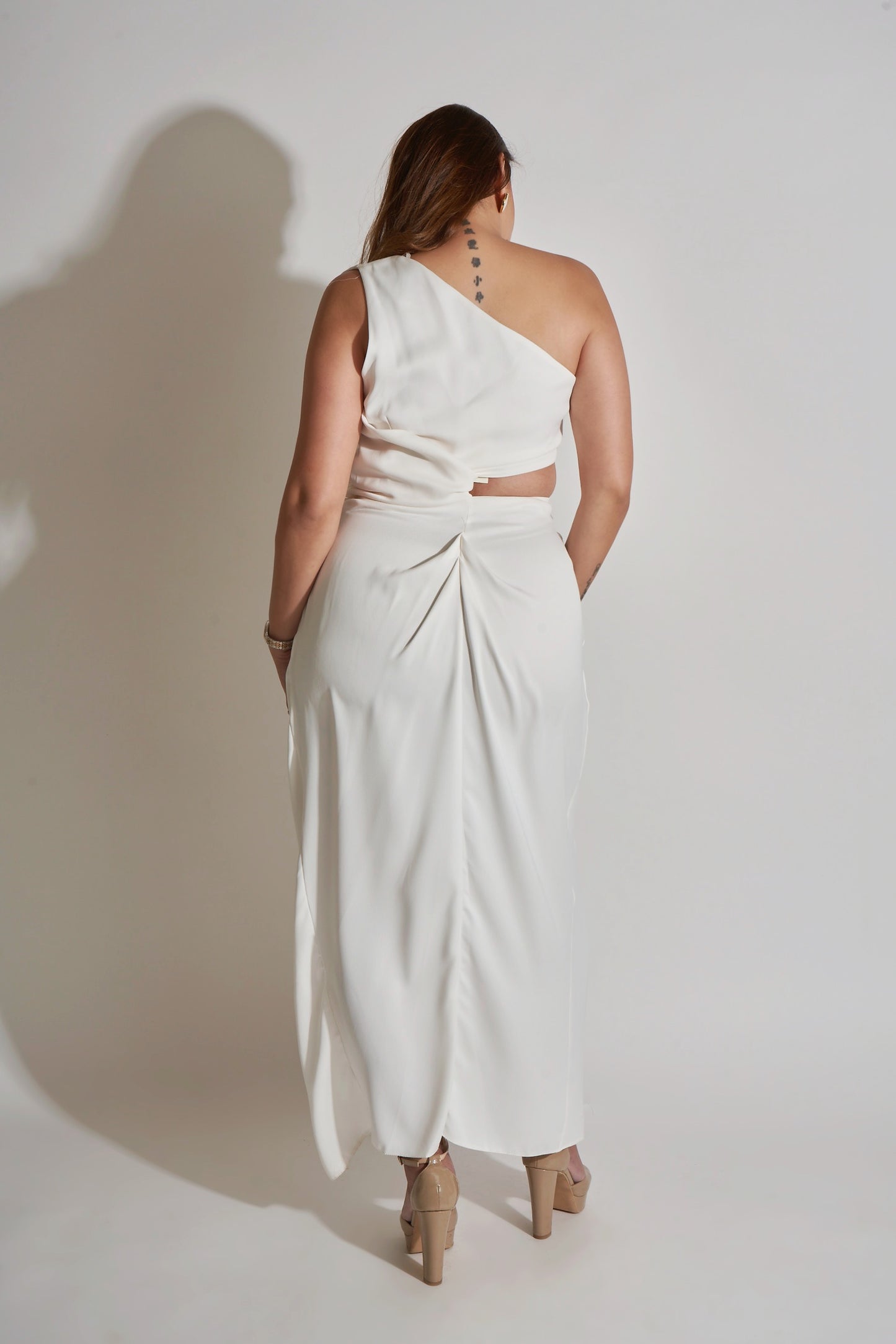 One Shoulder Asymmetric Dress