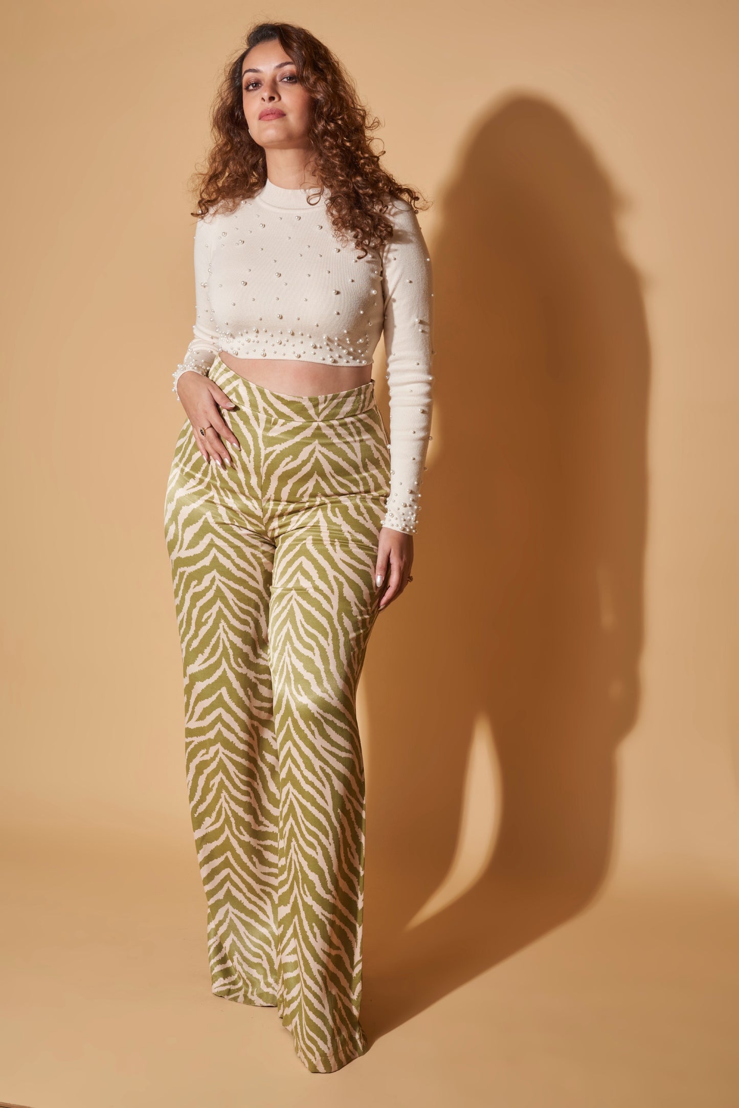 LOOSE SATIN PANTS