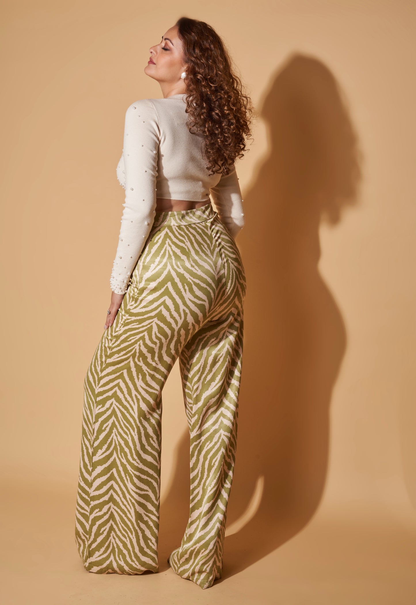 LOOSE SATIN PANTS