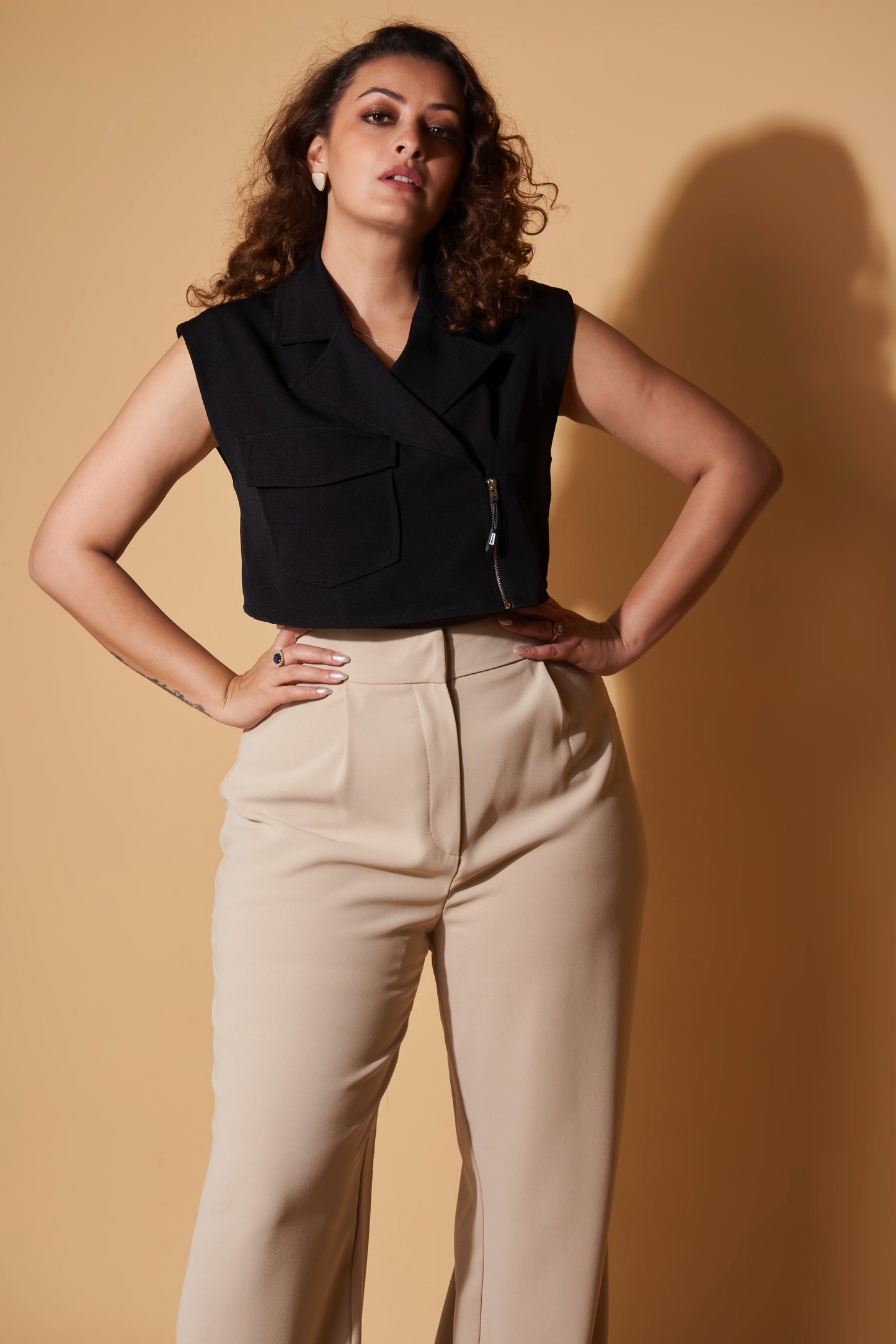 CROPPED WAISTCOAT