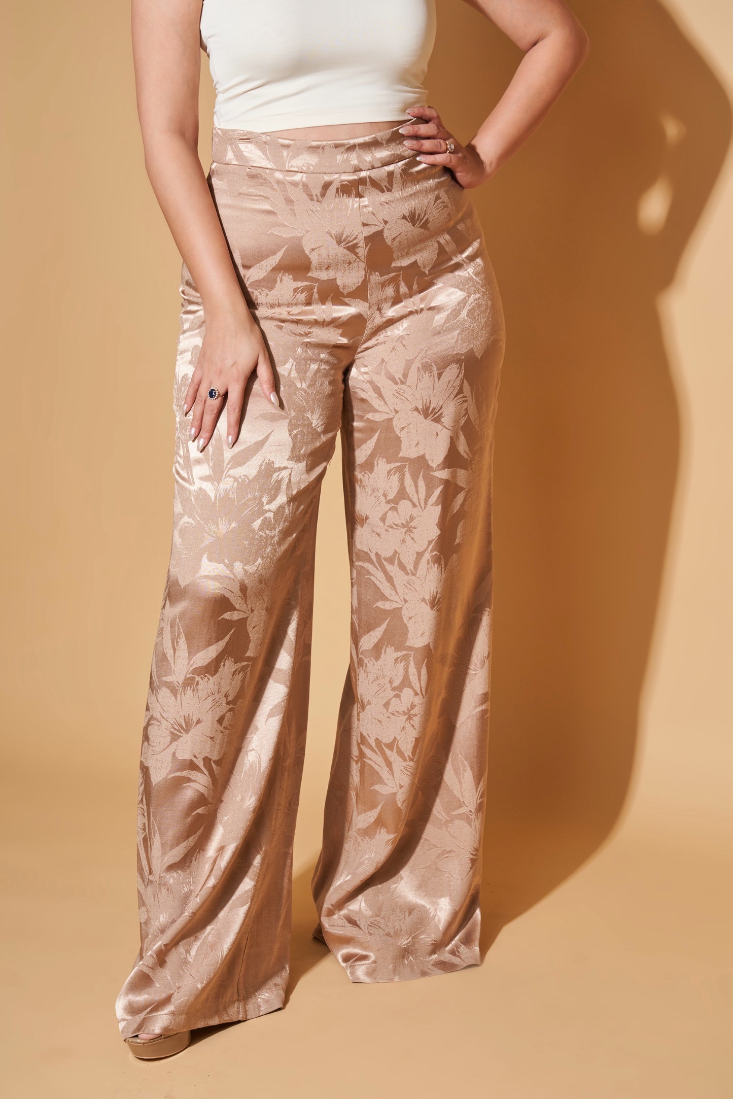 BELTED PANTSUIT