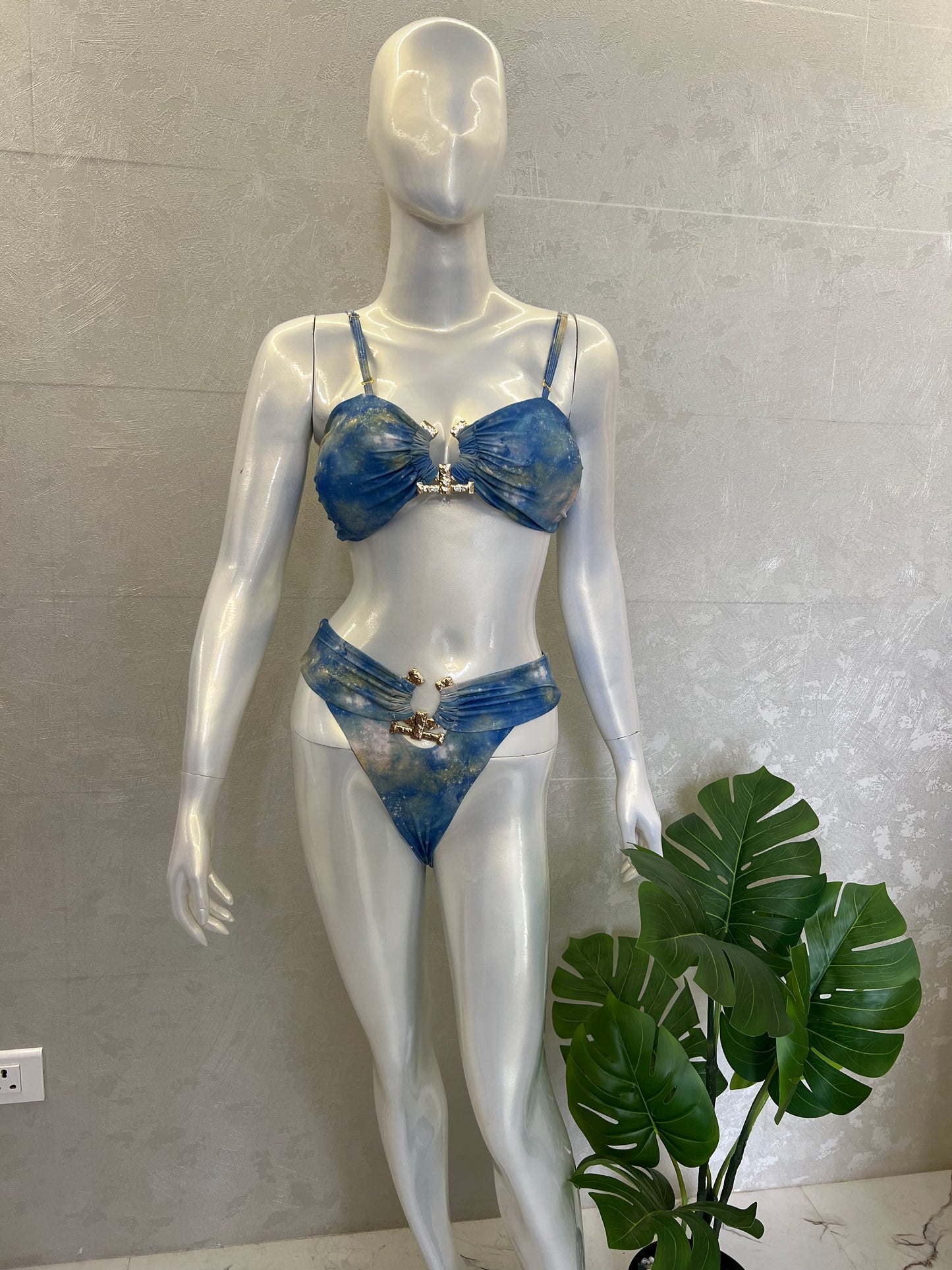 BIKINI WITH METAL EMBELLISHMENT