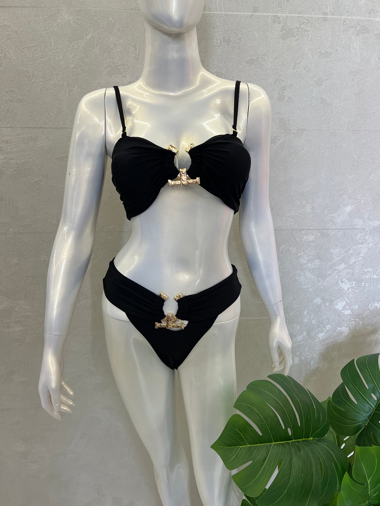 BIKINI WITH METAL EMBELLISHMENT