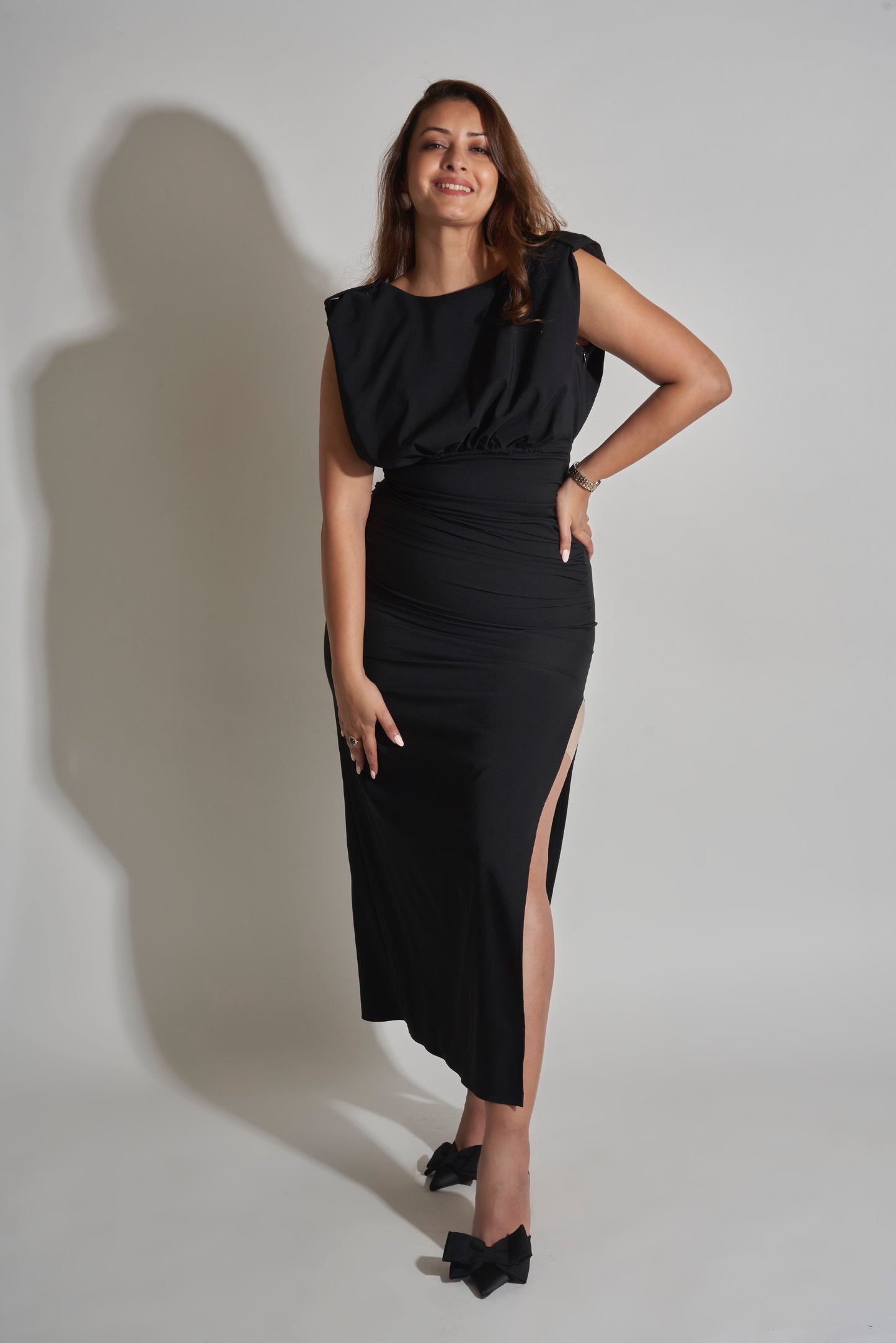 LONG DRESS WITH SIDE SLIT