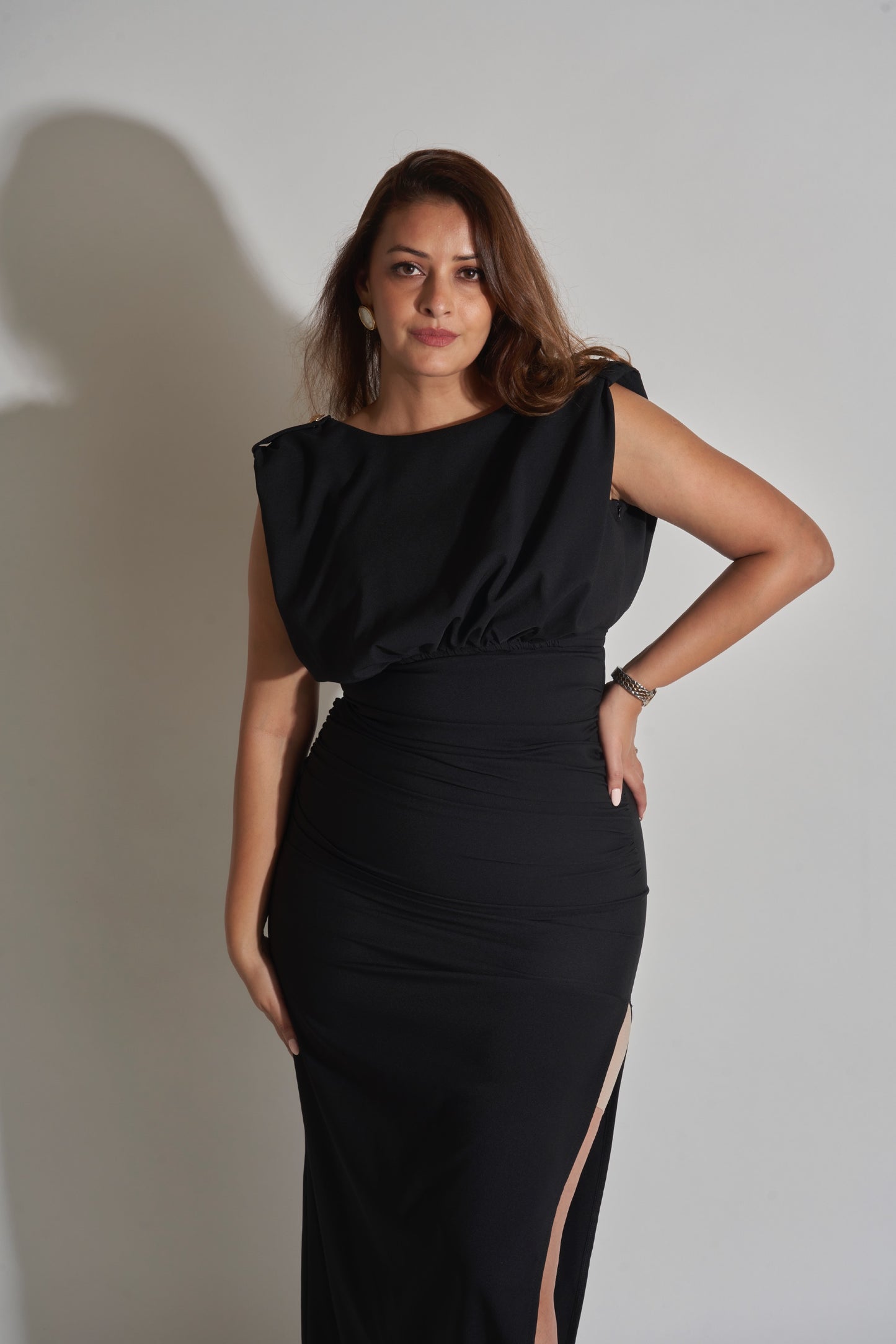 LONG DRESS WITH SIDE SLIT