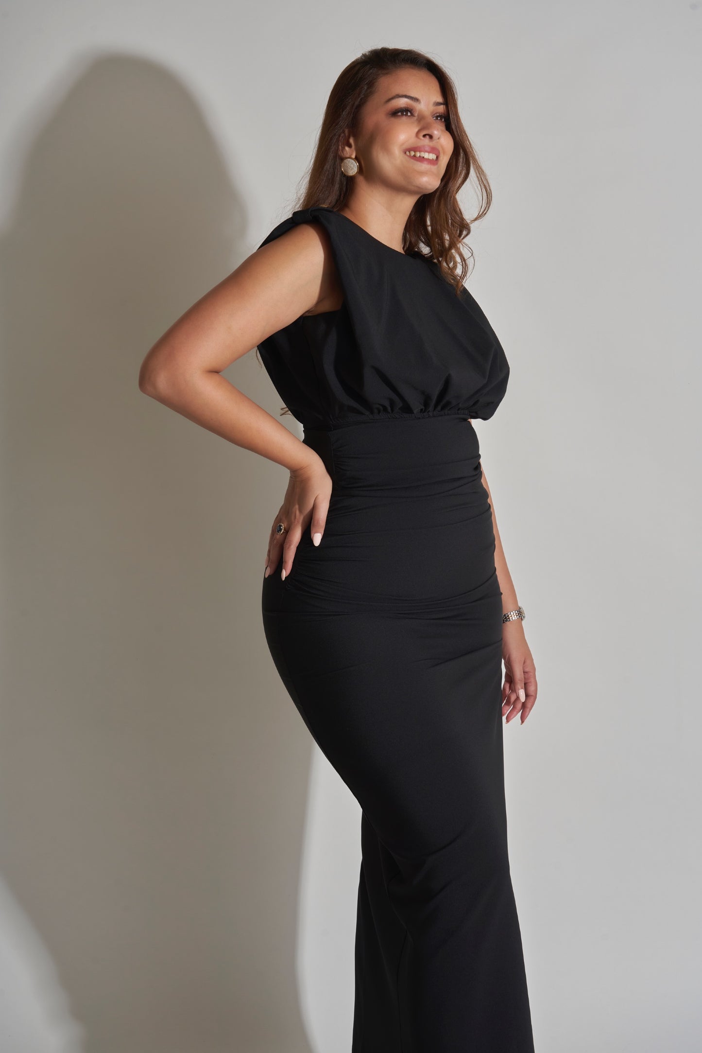 LONG DRESS WITH SIDE SLIT