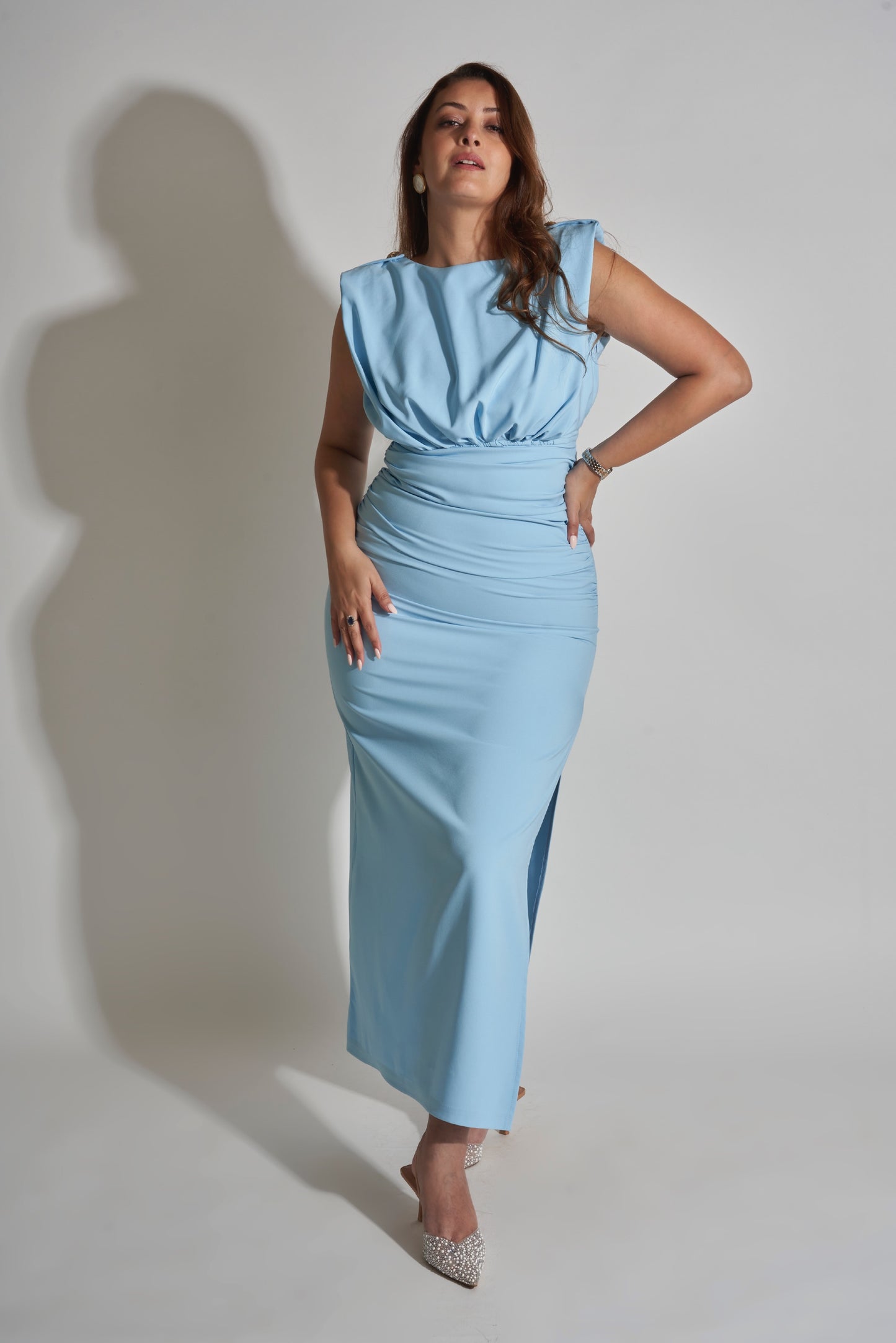 LONG DRESS WITH SIDE SLIT