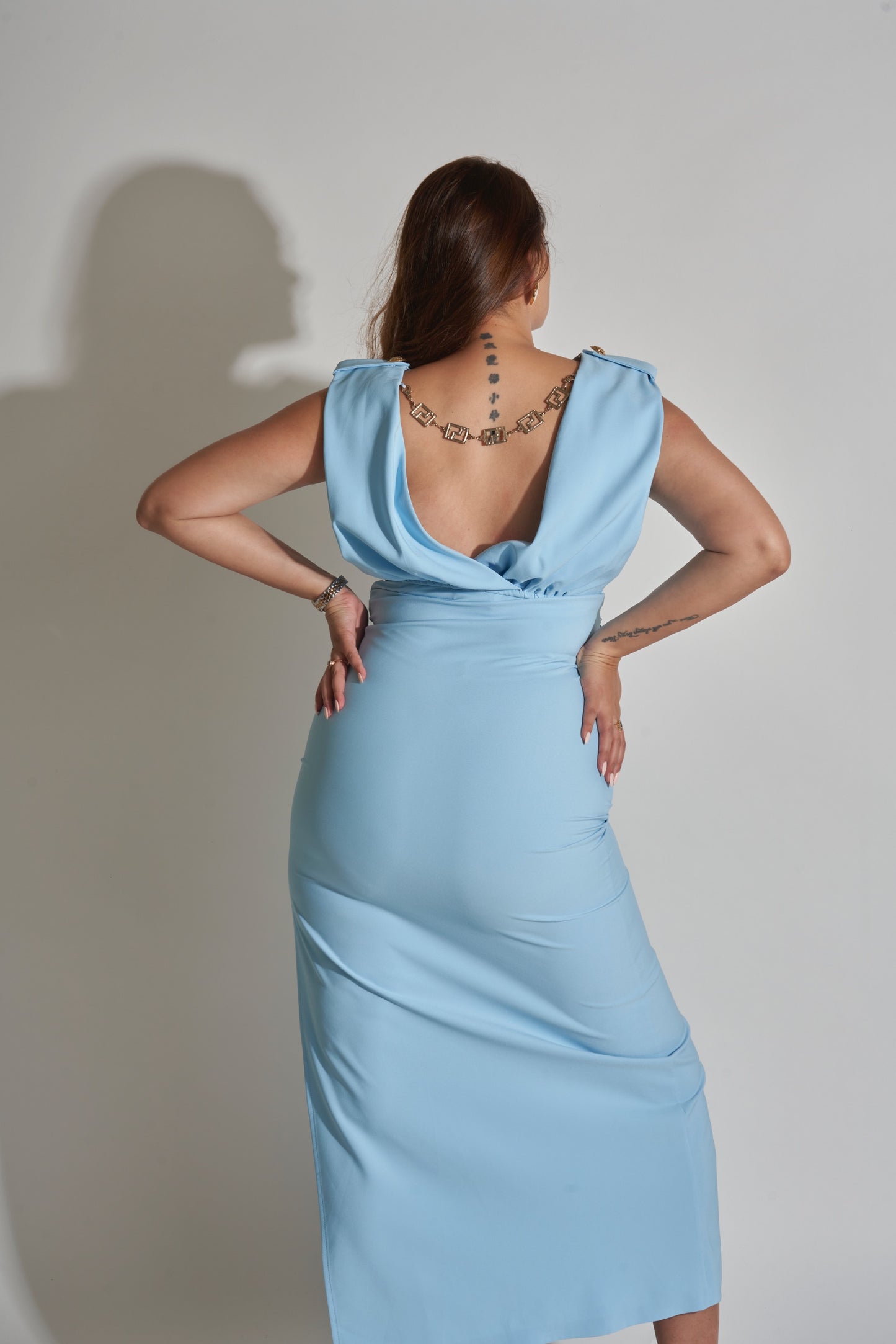 LONG DRESS WITH SIDE SLIT