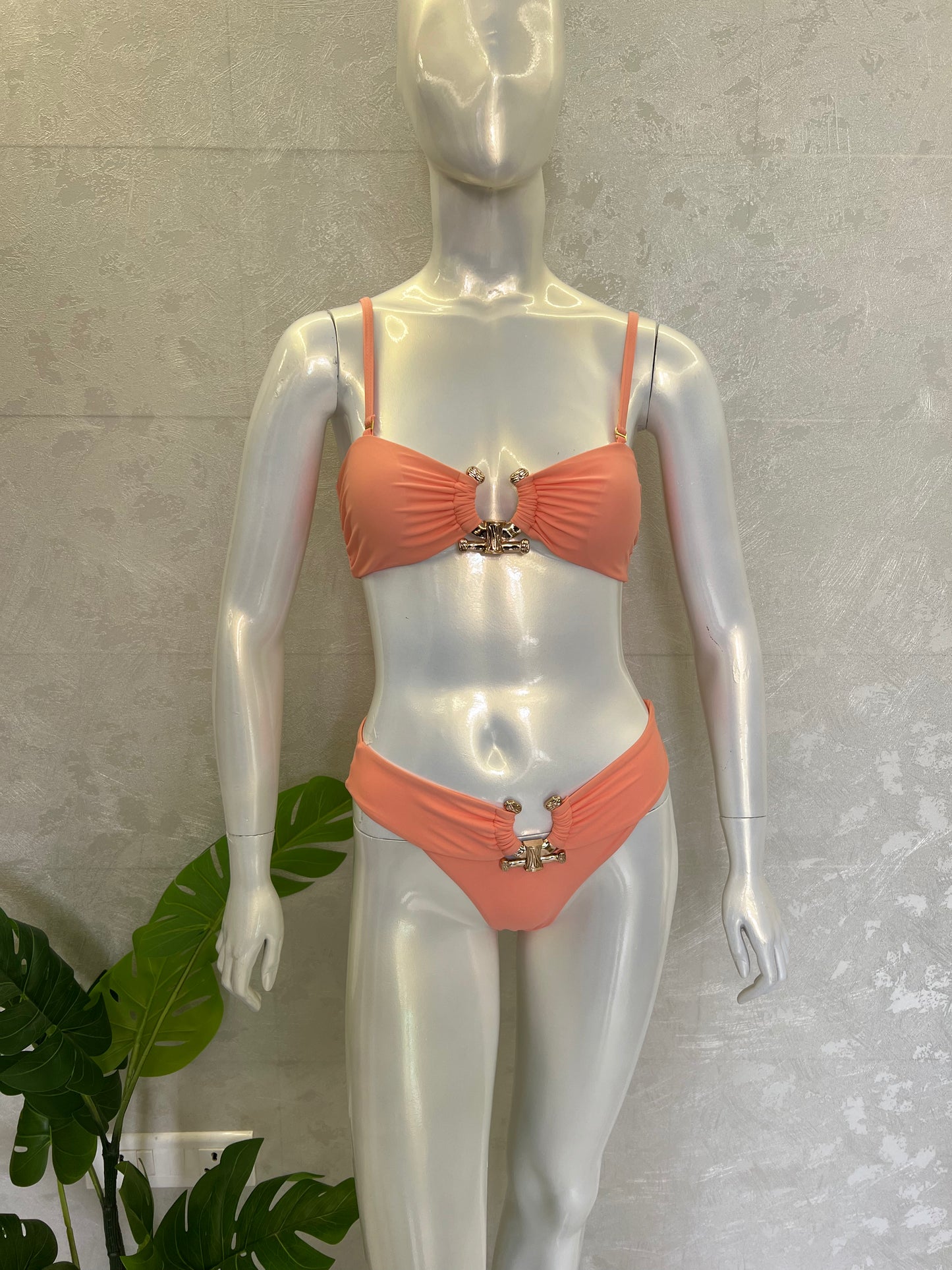 BIKINI WITH METAL EMBELLISHMENT