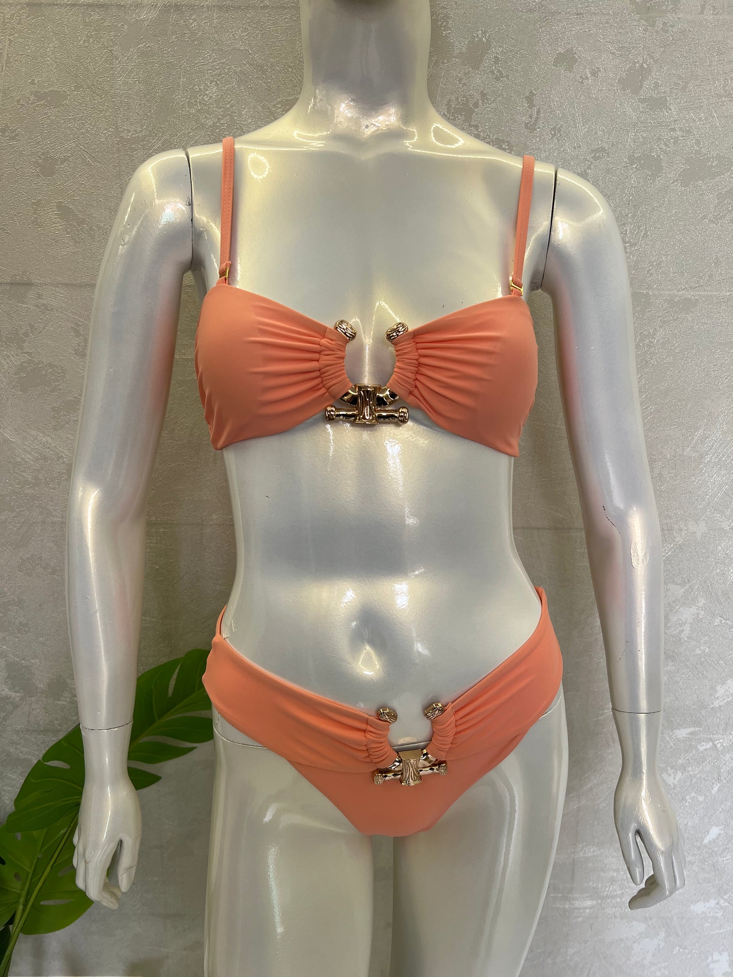 BIKINI WITH METAL EMBELLISHMENT
