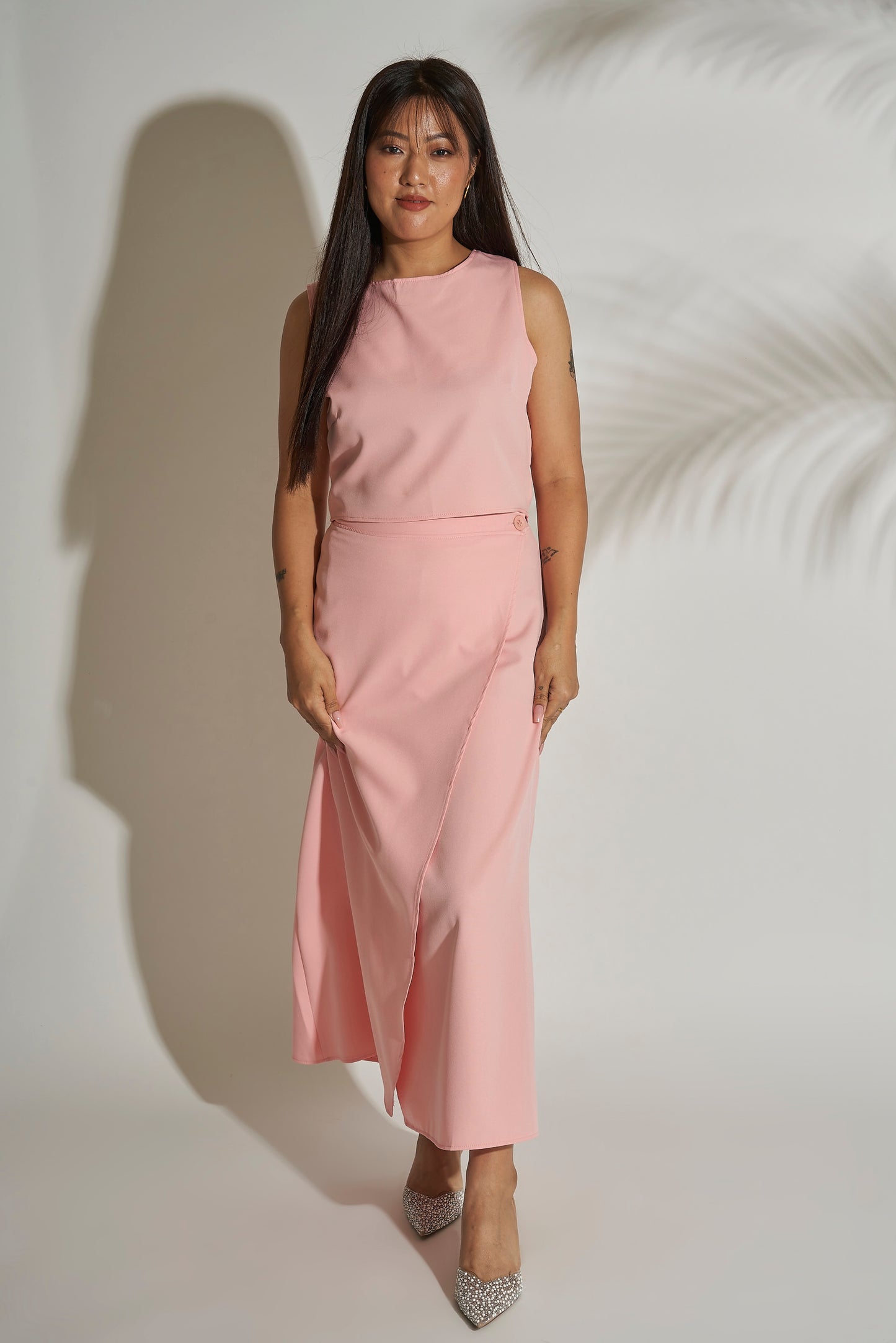 Wrap Skirt Coord Set