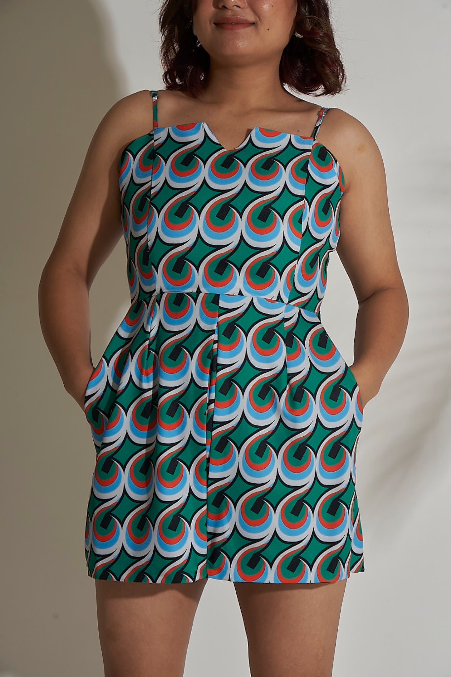 PRINTED ROMPER