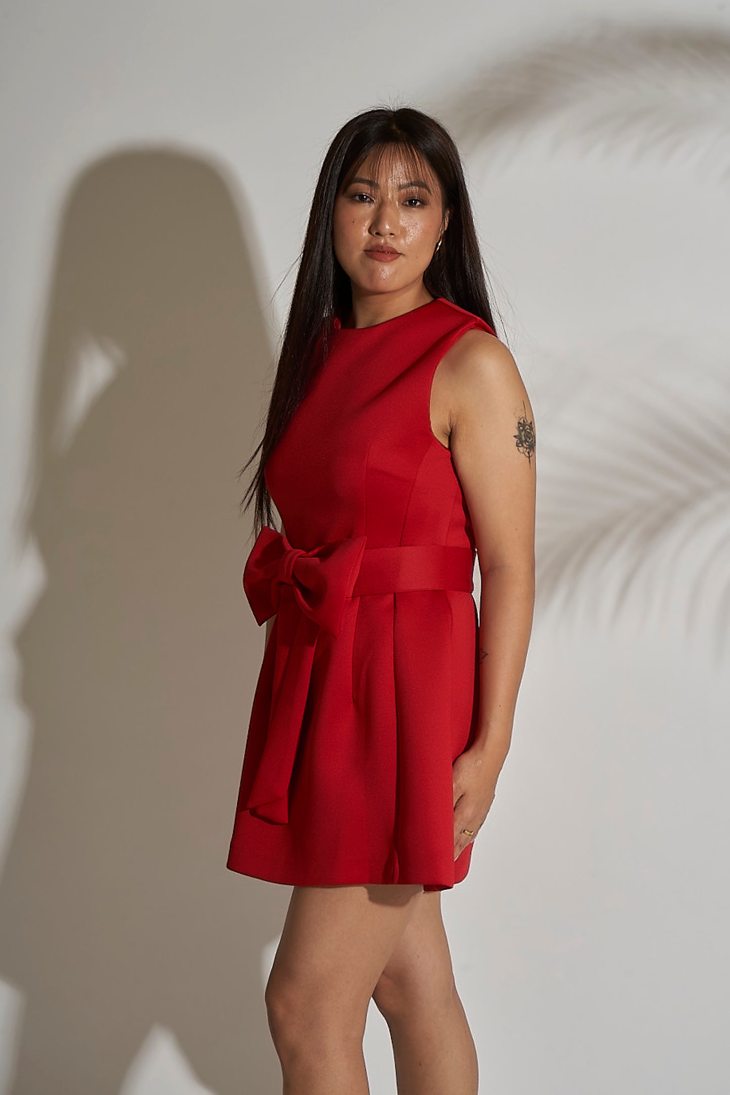 BOW BELT DRESS