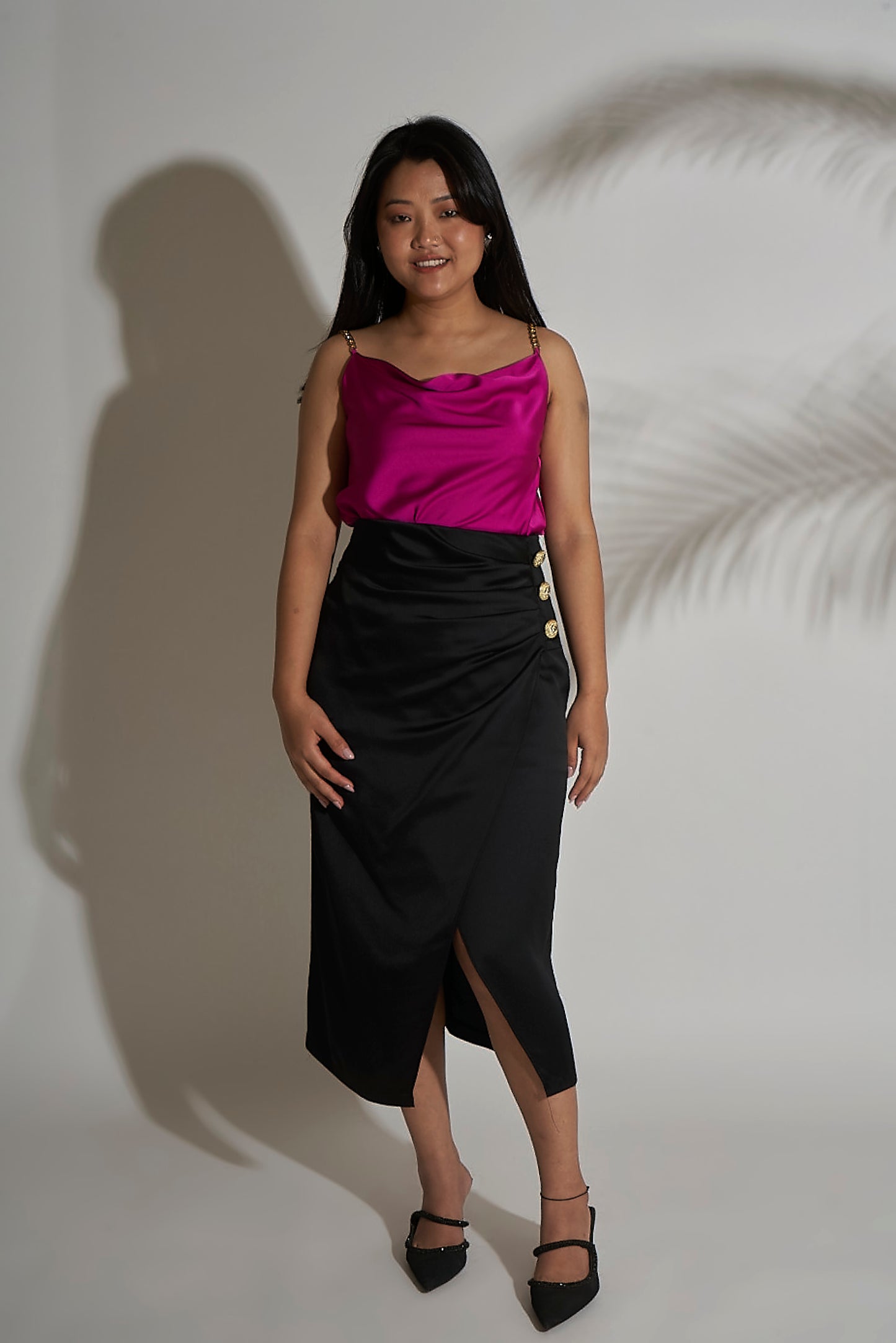 Skirt With Side Buttons