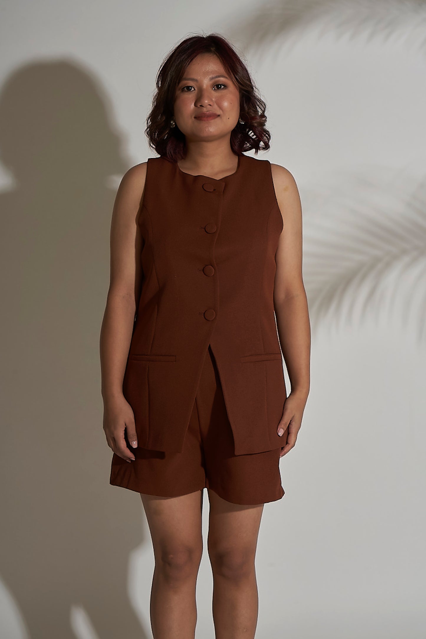 Buttoned Waistcoat Co-Ord