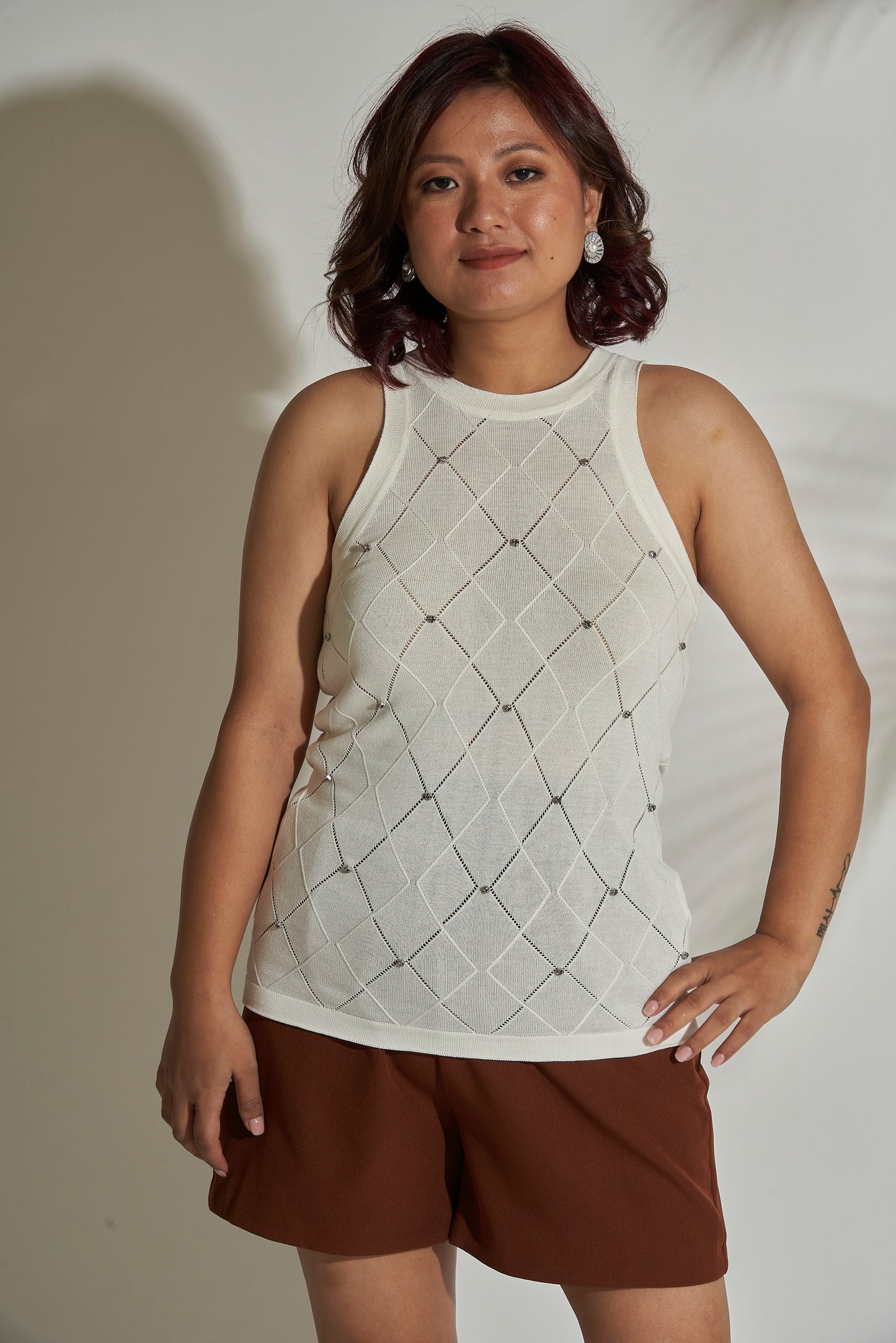 Sleeveless Knit Top