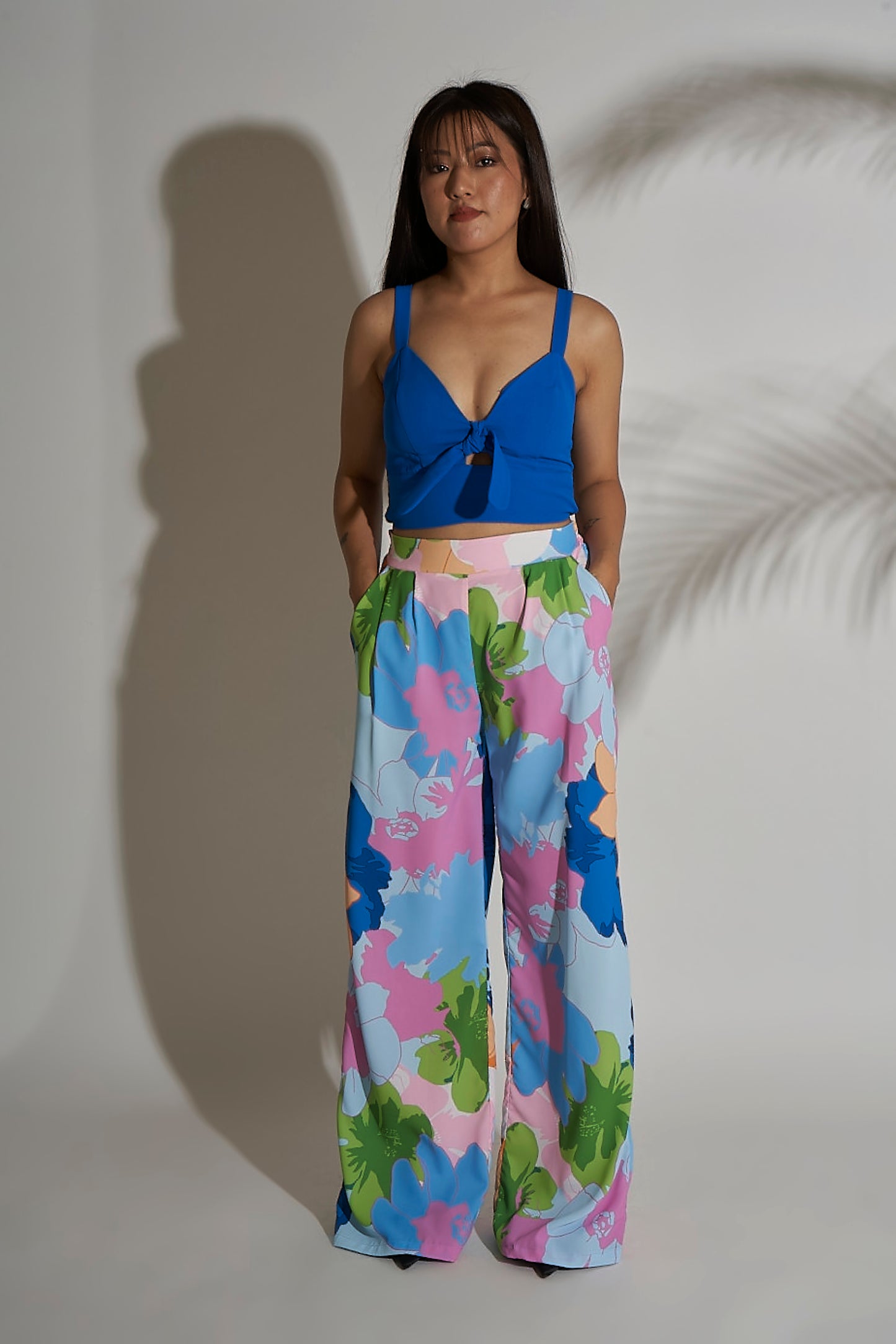 FLORAL PRINTED PANTS
