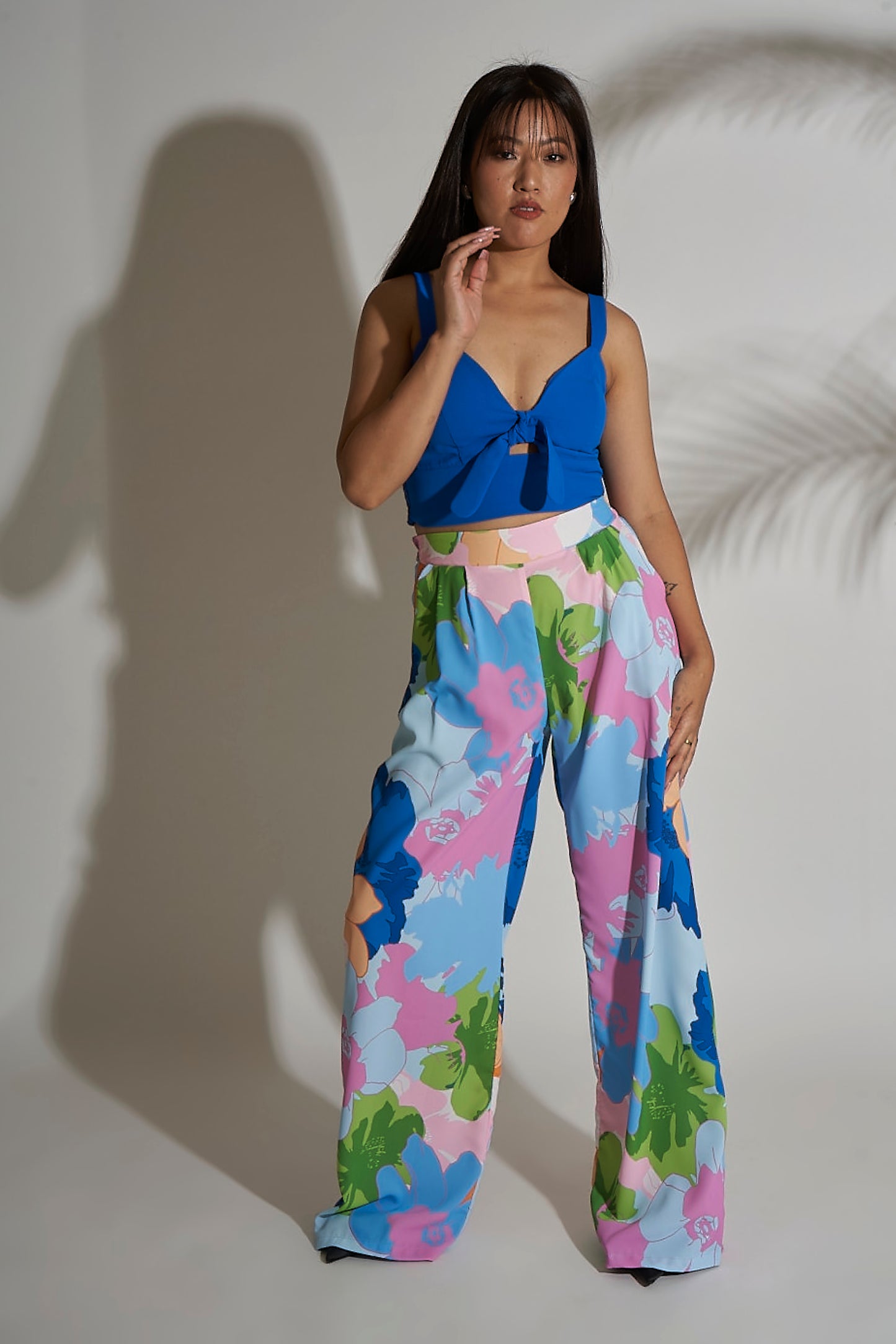 FLORAL PRINTED PANTS
