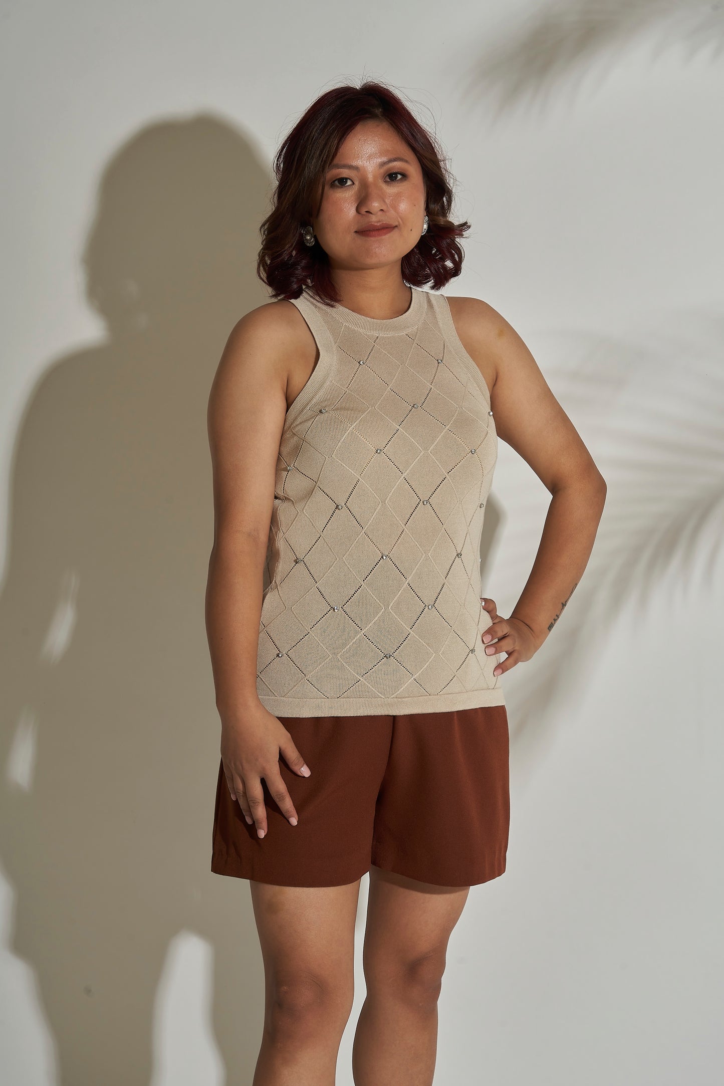 Sleeveless Knit Top