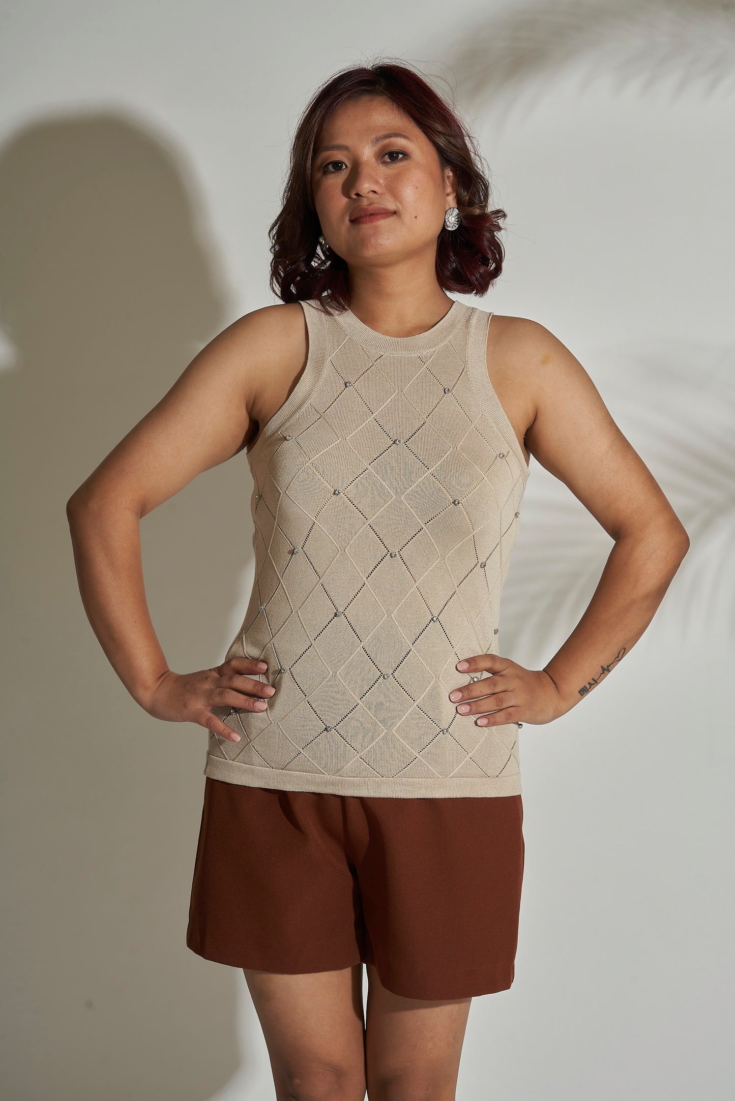 Sleeveless Knit Top