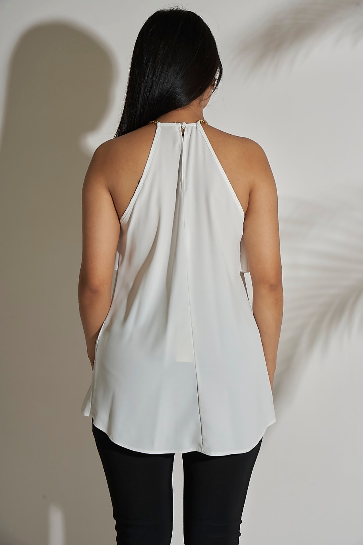 FRONT RUFFLE TOP