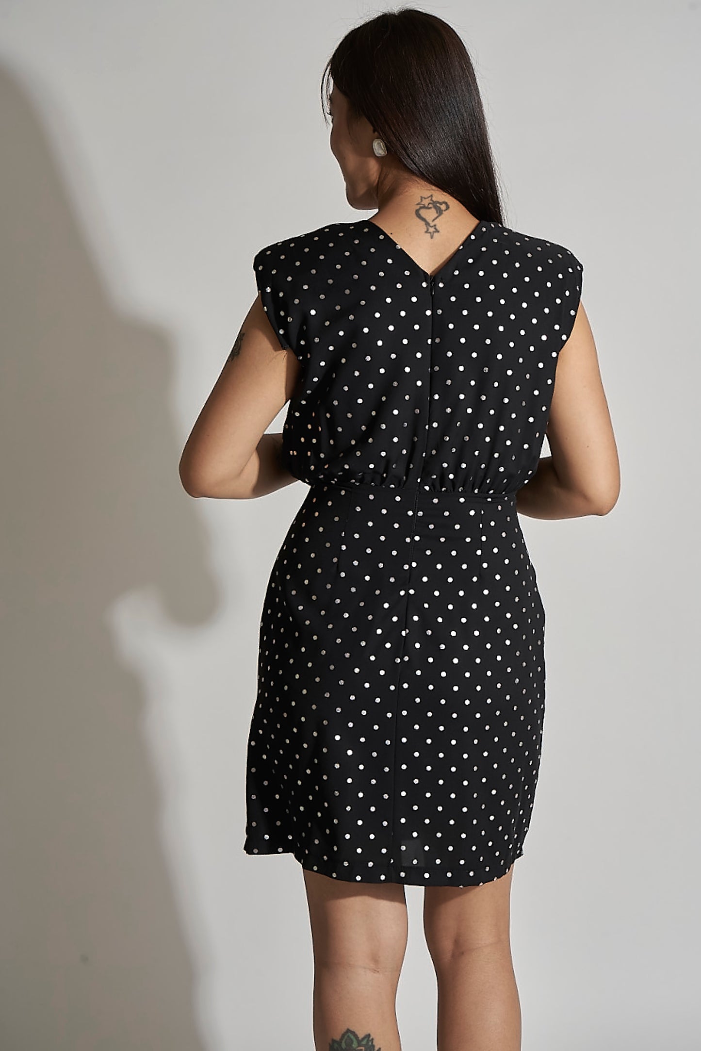 SHORT POLKA DOTS DRESS