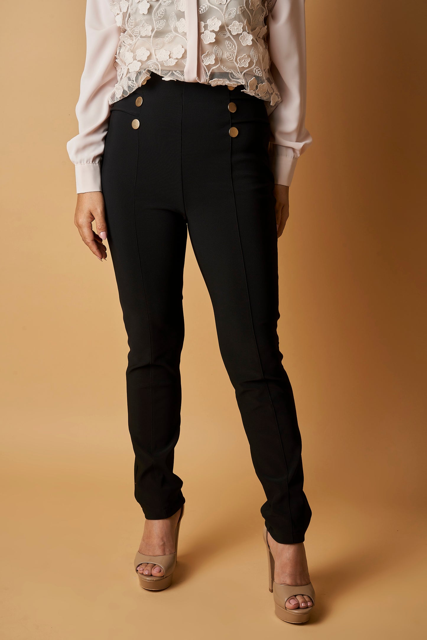 LEGGINGS WITH BUTTONS