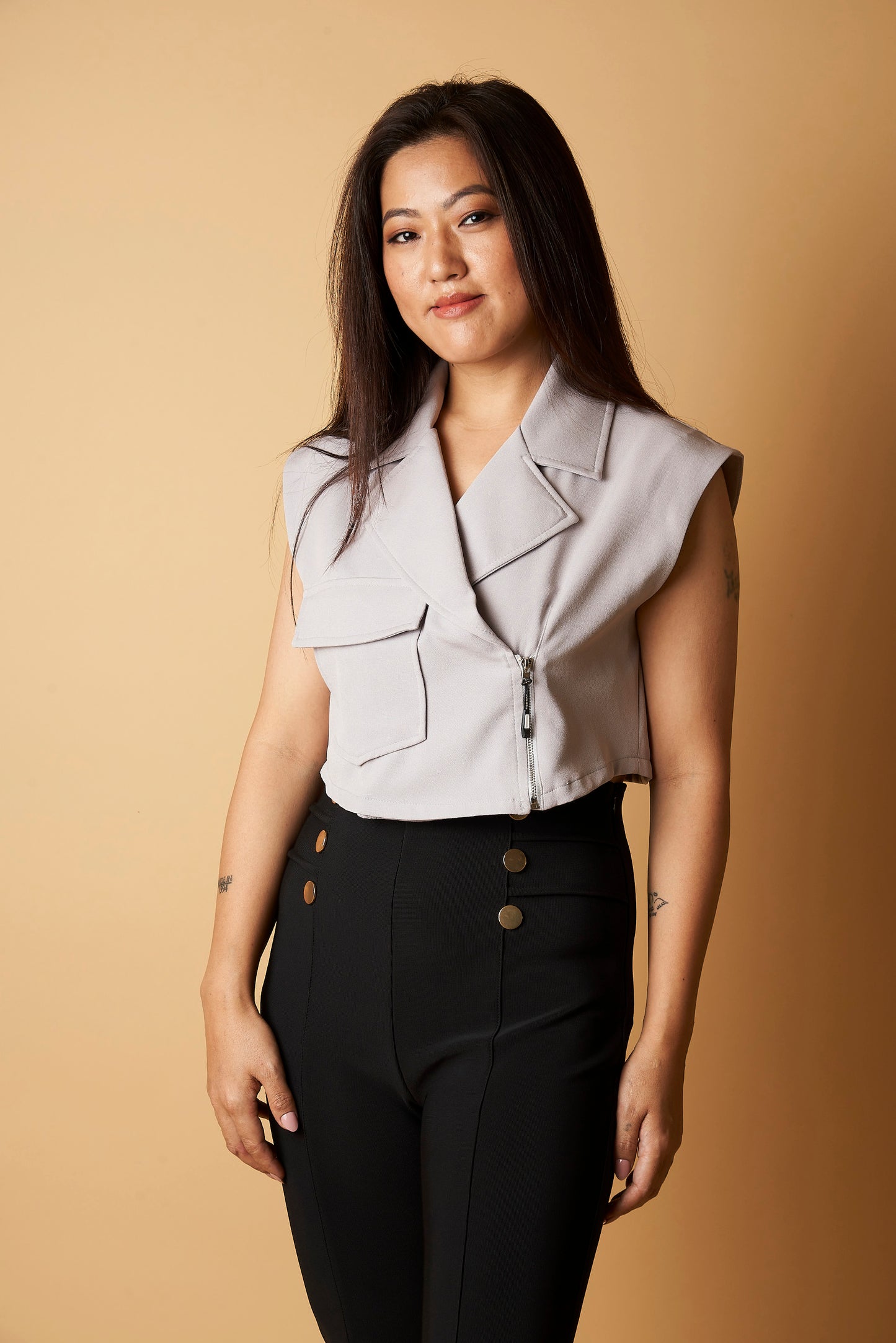CROPPED WAISTCOAT