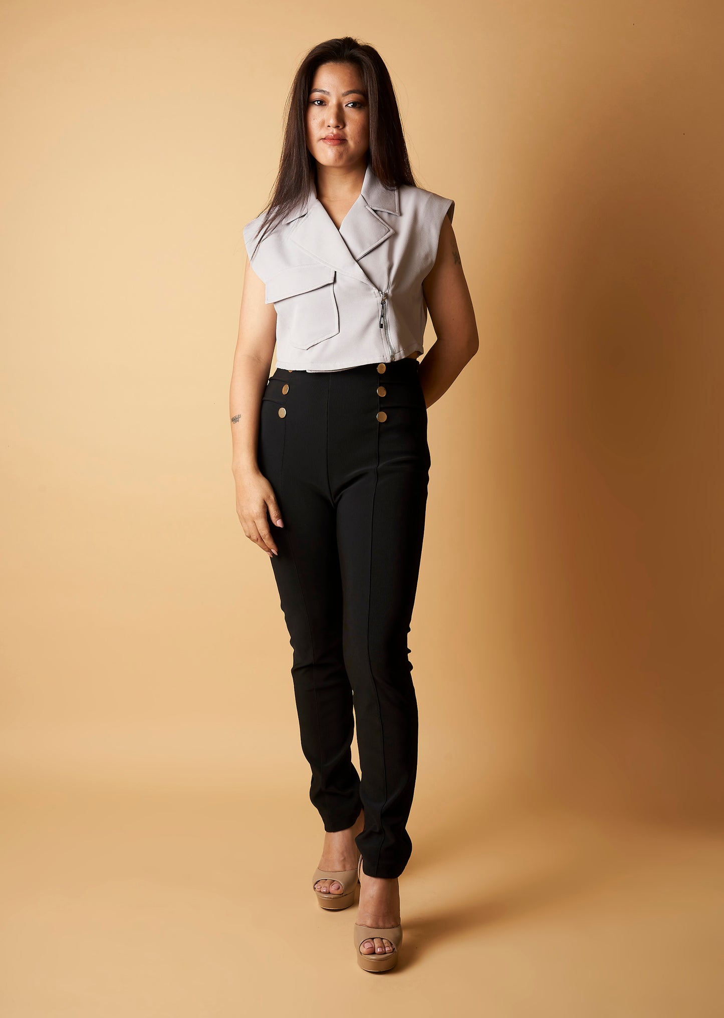 CROPPED WAISTCOAT