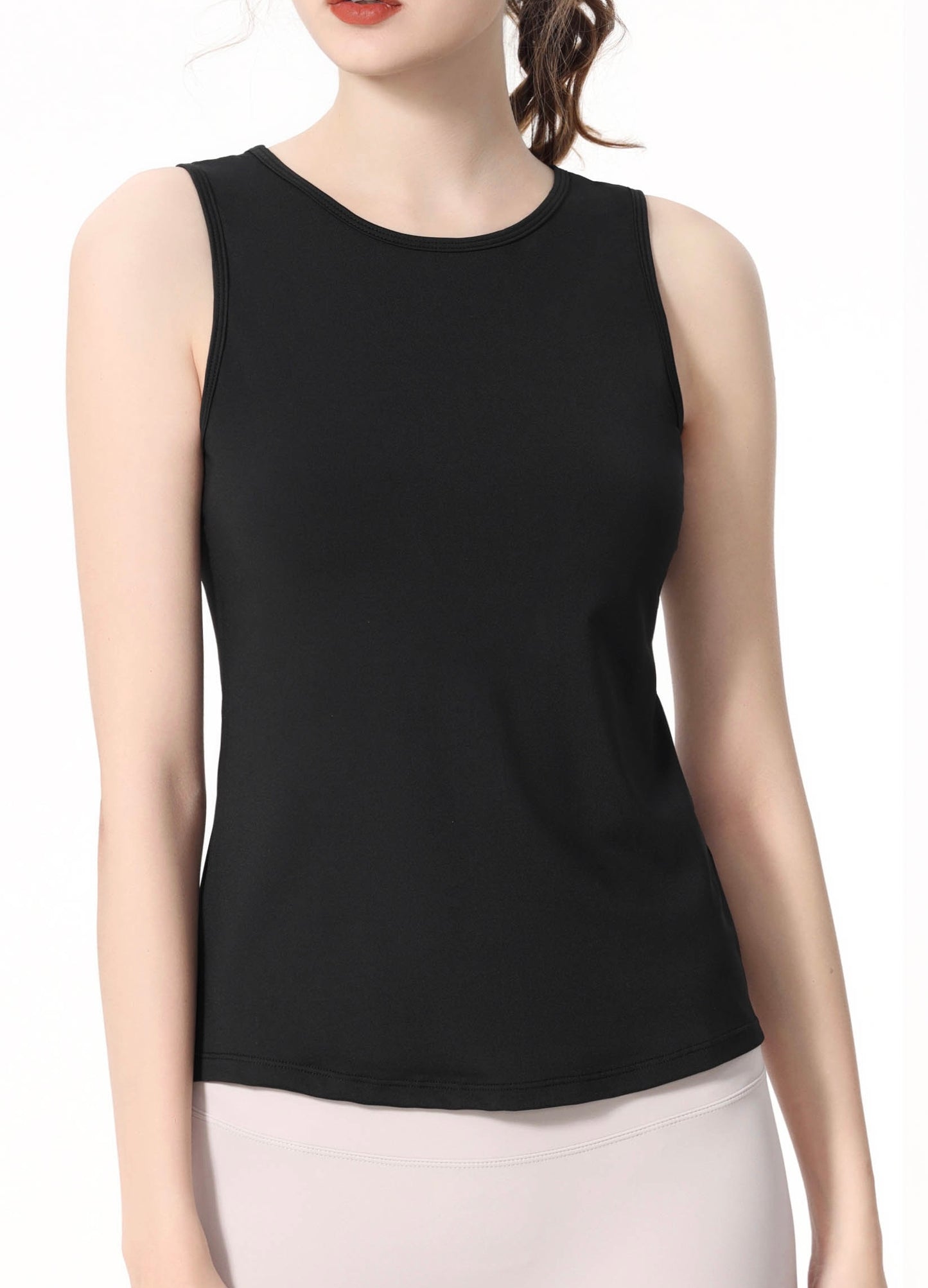 SLEEVELESS BACK CUT TOP