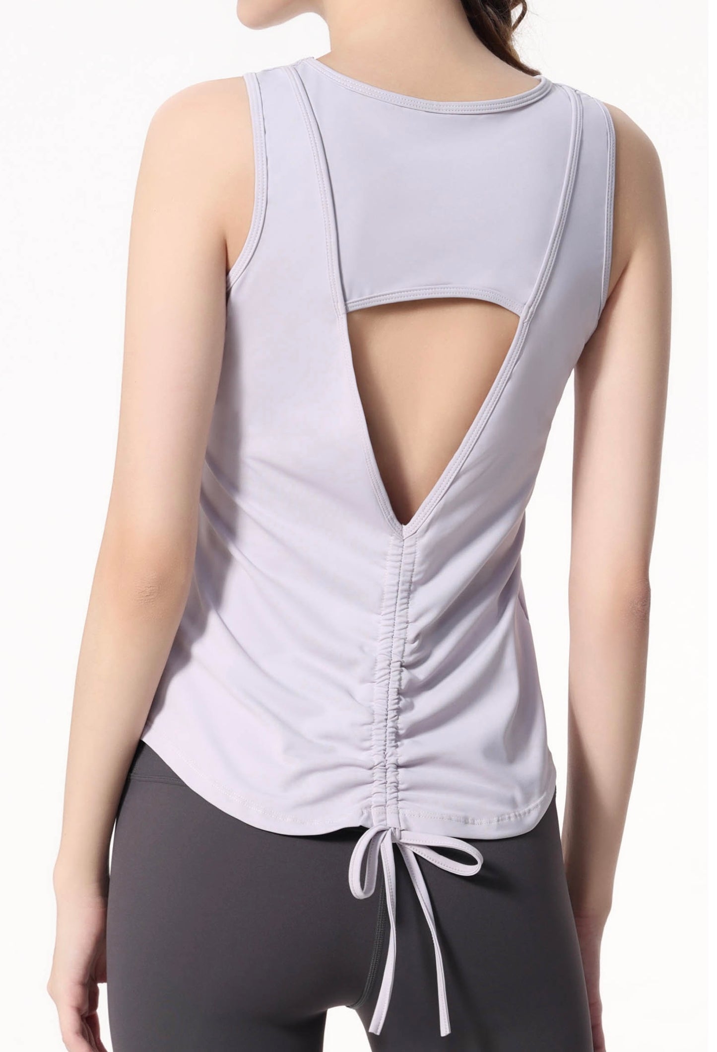 SLEEVELESS BACK CUT TOP