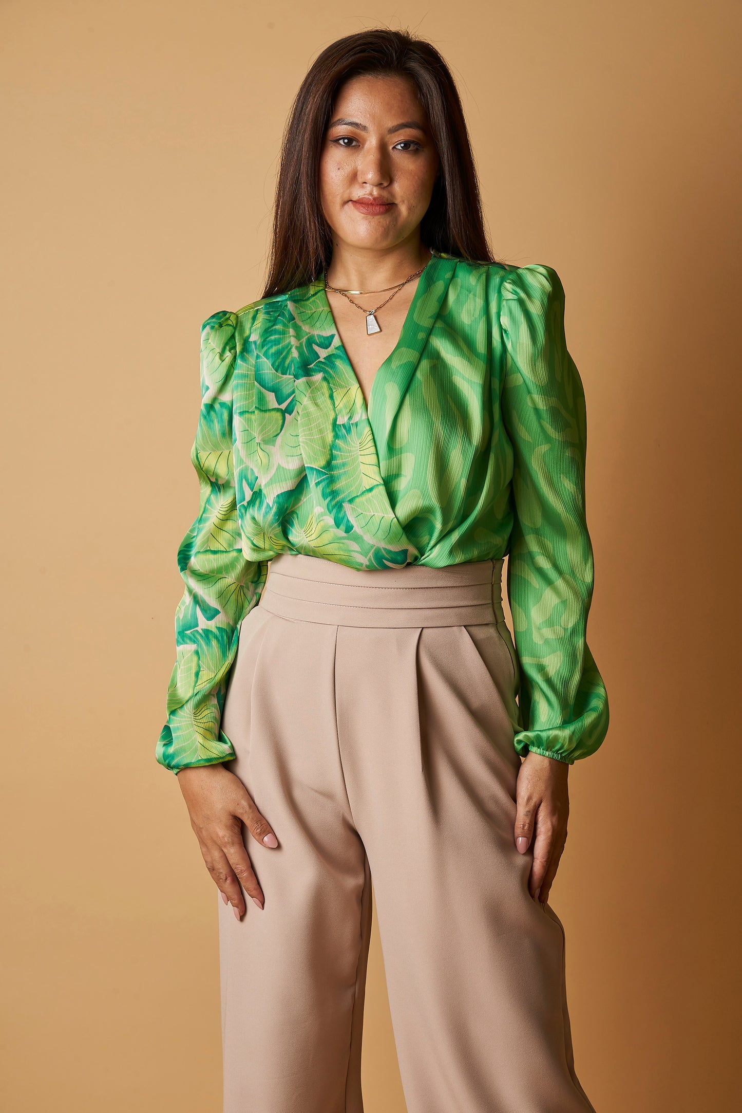 PLEATED WAISTBAND PANT