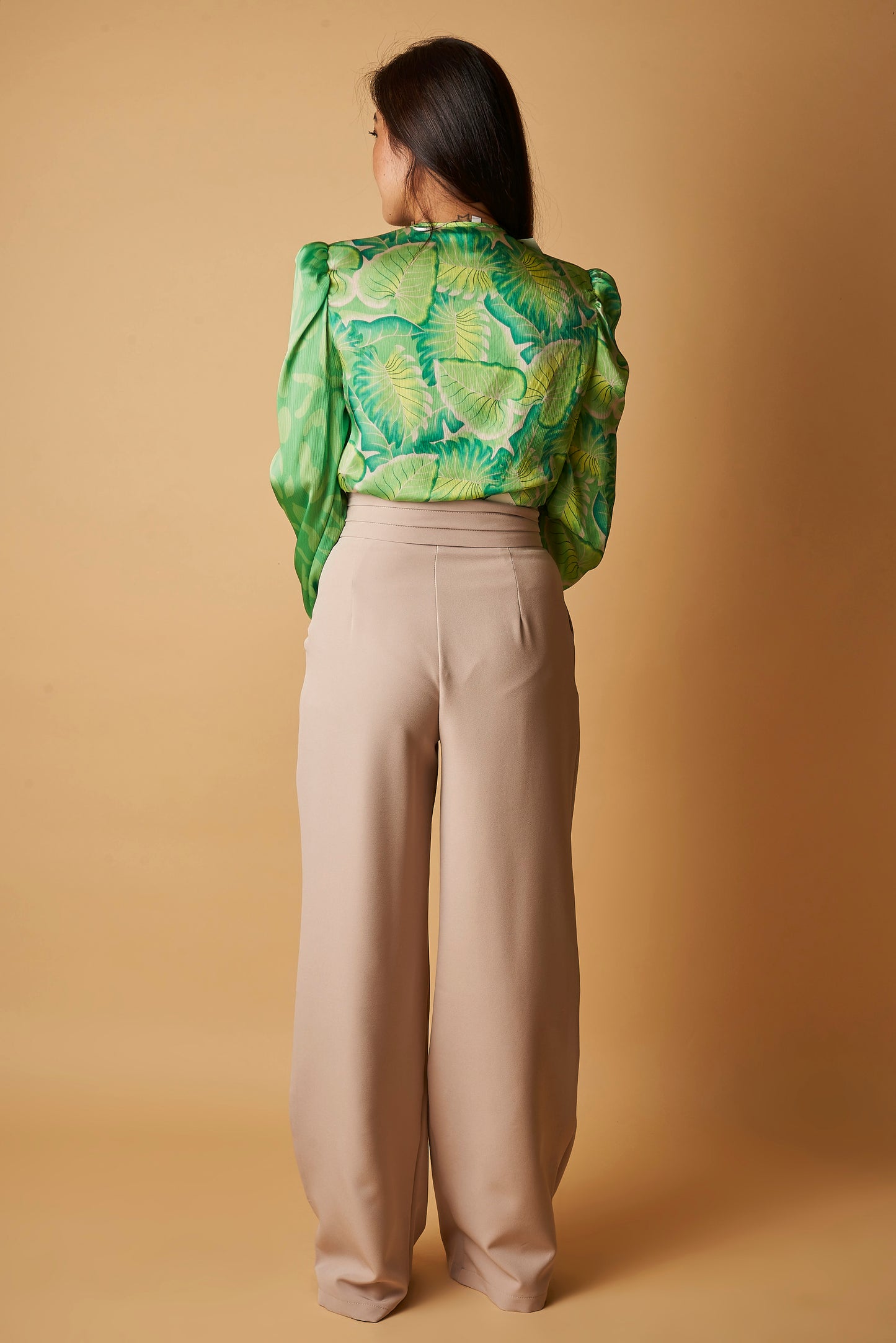 PLEATED WAISTBAND PANT