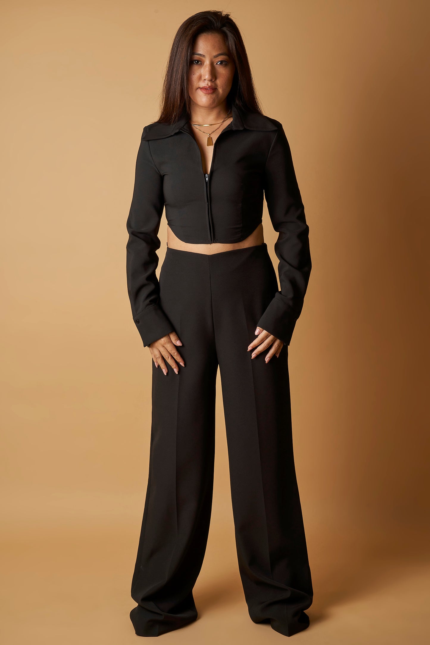 CROP JACKET TOP