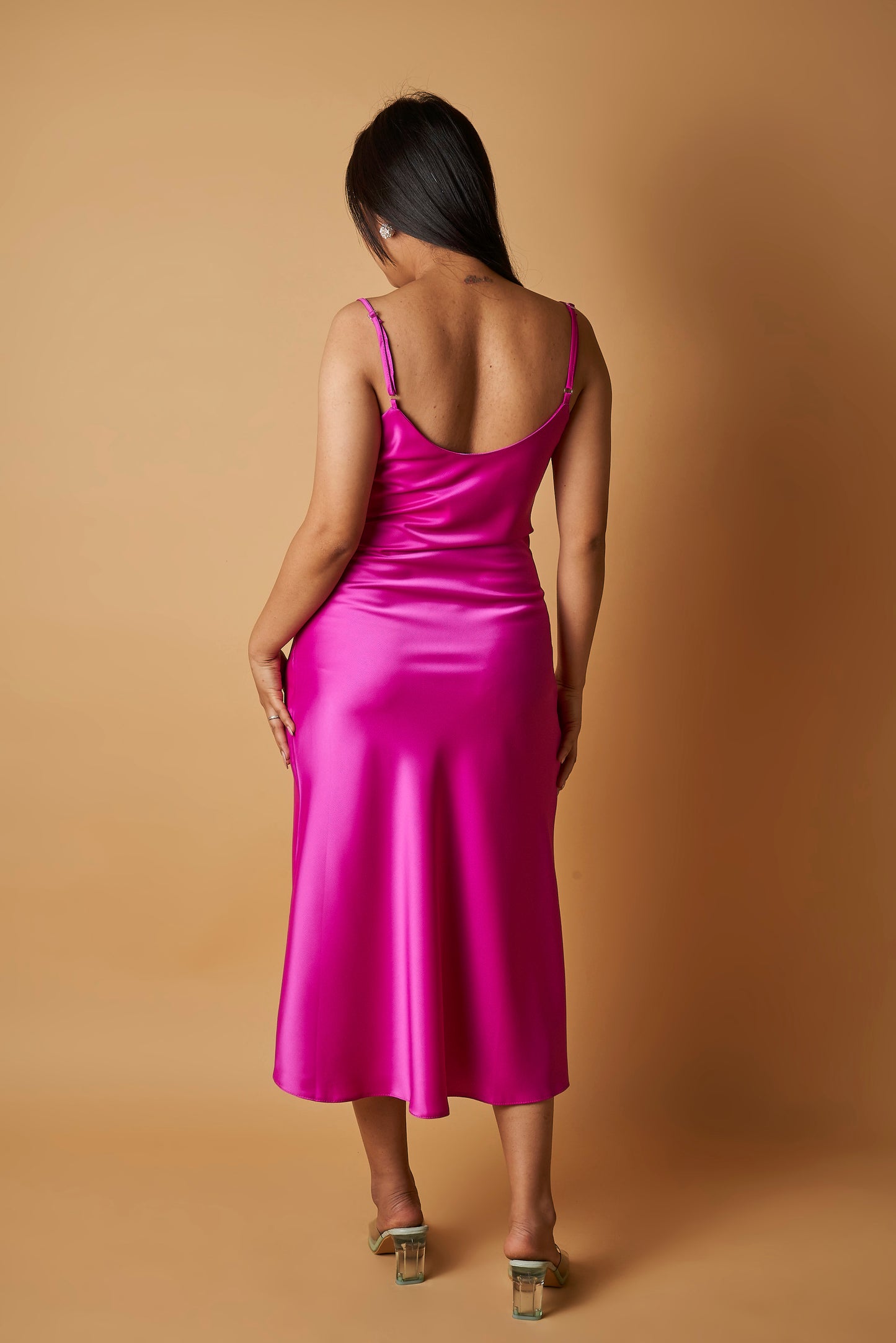 SATIN SLIP DRESS
