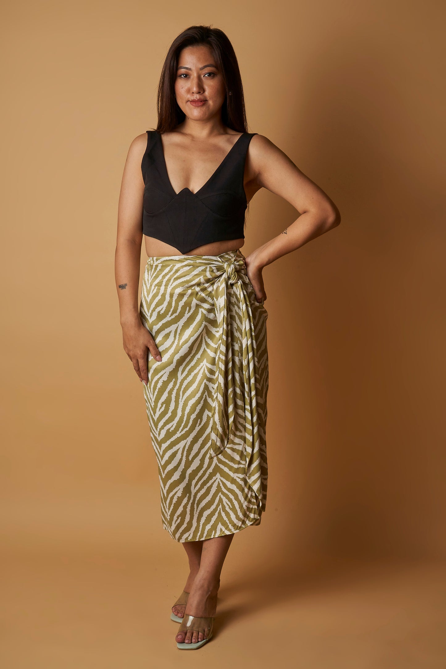 DRAPED SKIRT