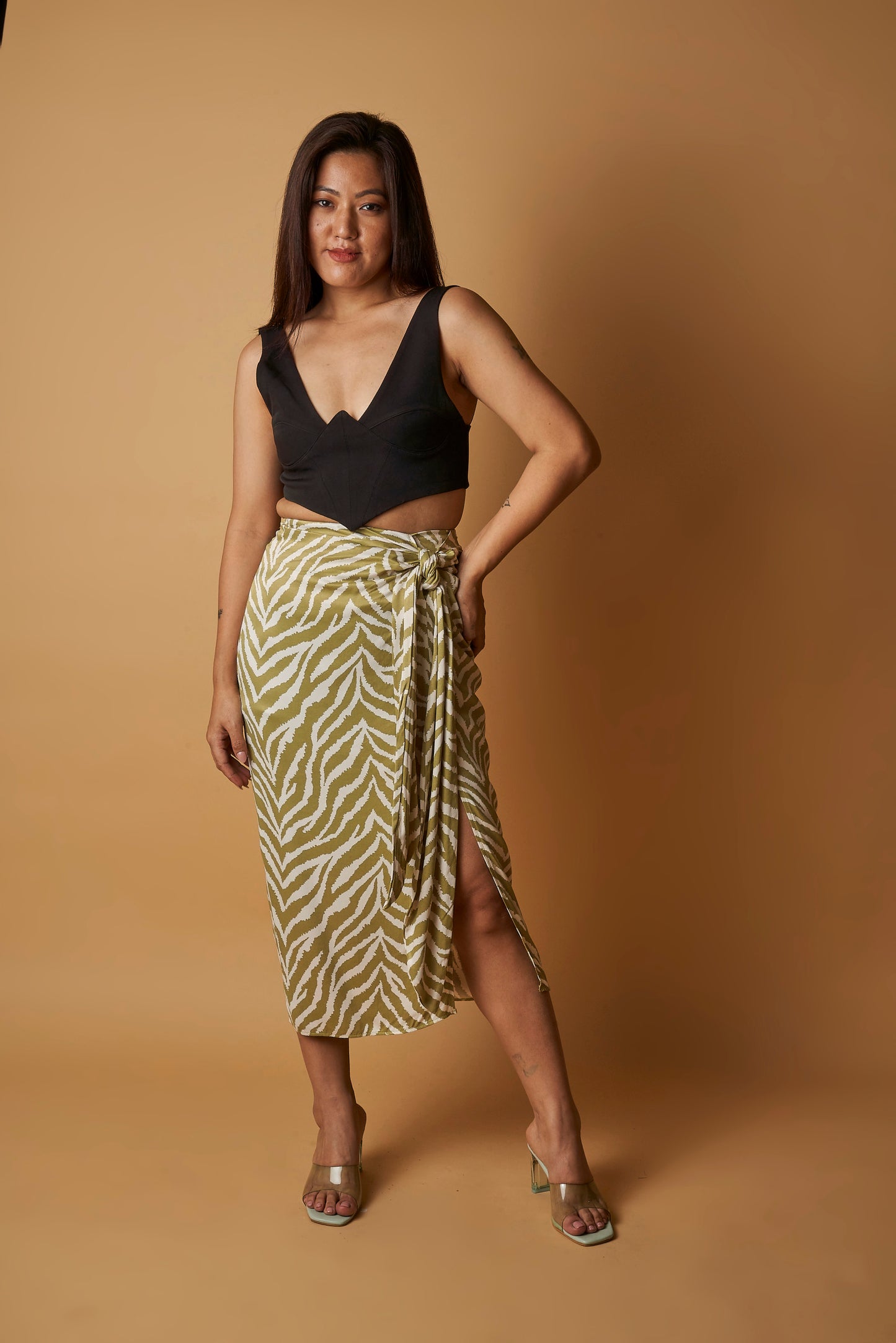 DRAPED SKIRT