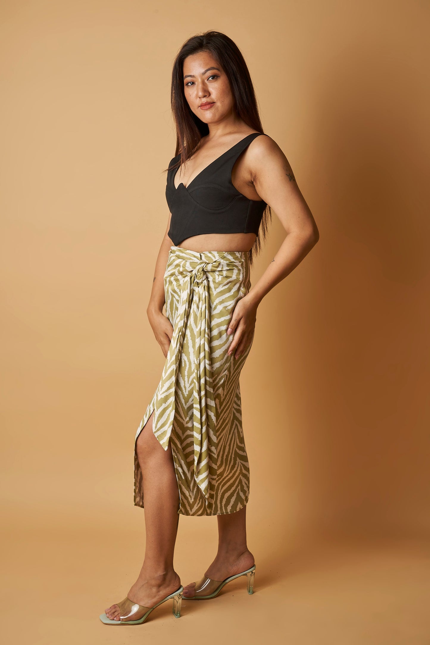 DRAPED SKIRT